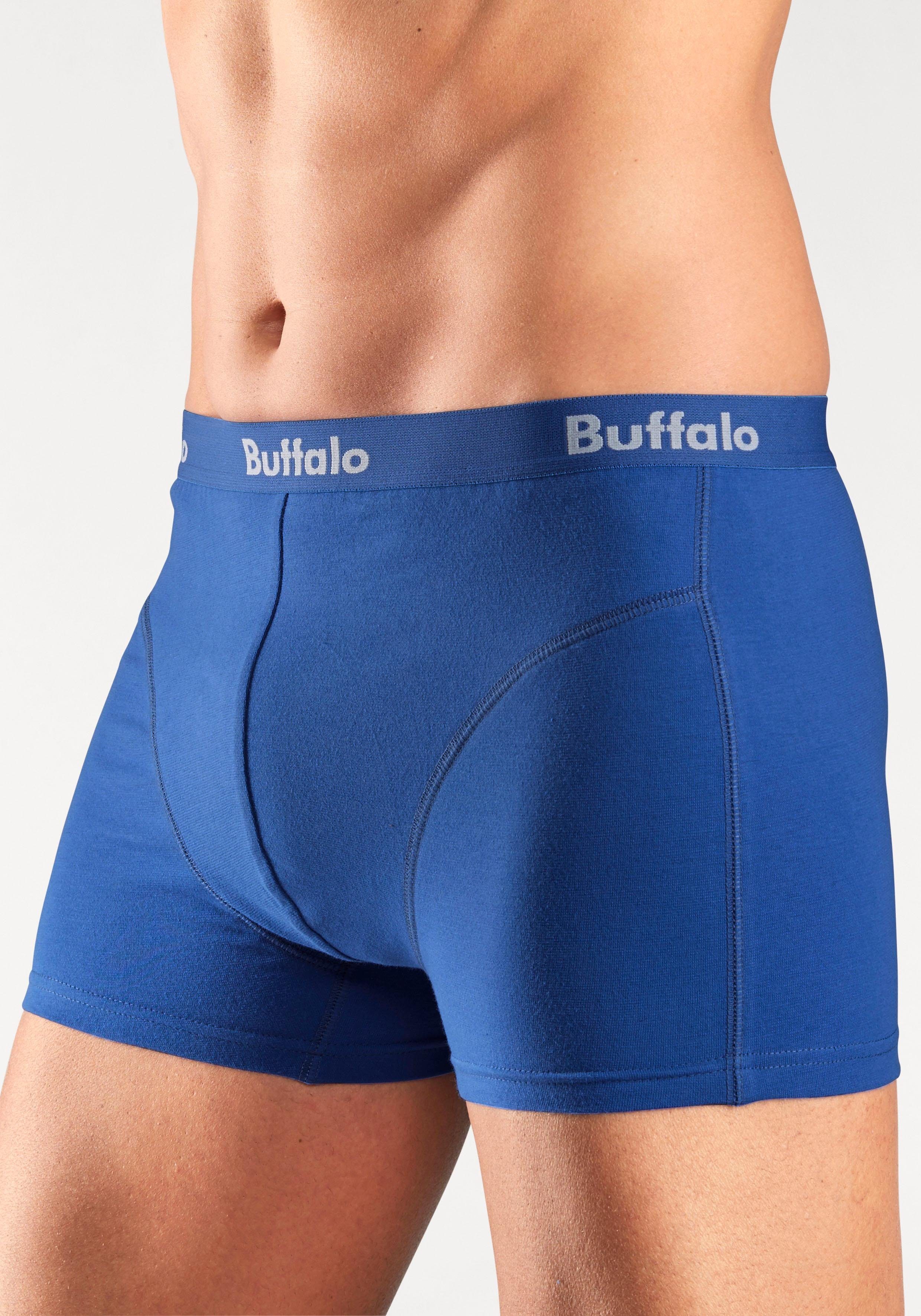 Buffalo Boxershort met overlocknaden voor (set, 3 stuks)