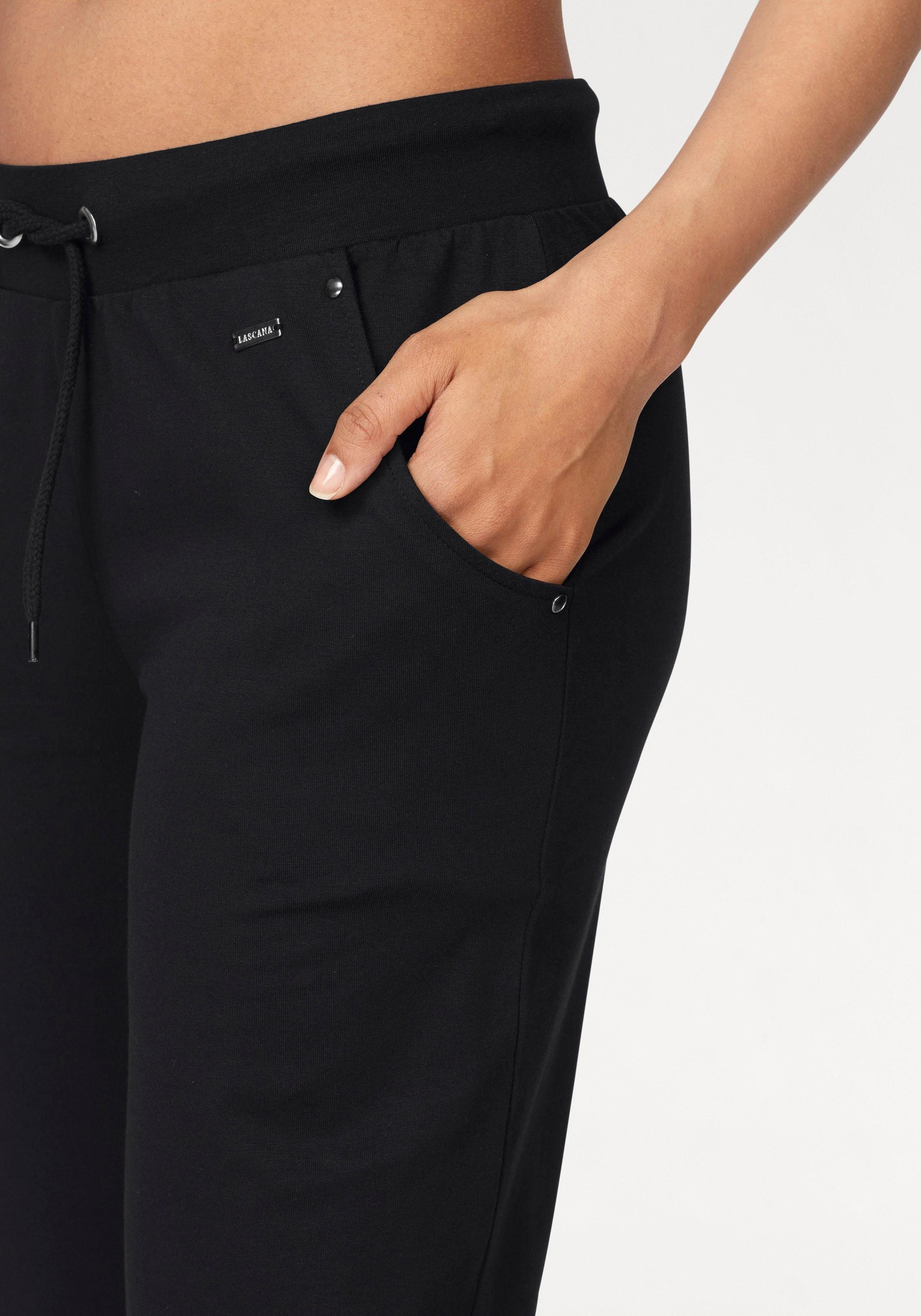 Lascana Relaxbroek met zijzakken, loungepak