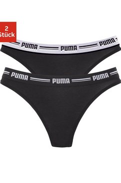 puma string iconic met zachte logoband (2 stuks) zwart