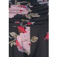 lascana culotte met bloemenprint zwart