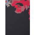 lascana culotte met bloemenprint zwart