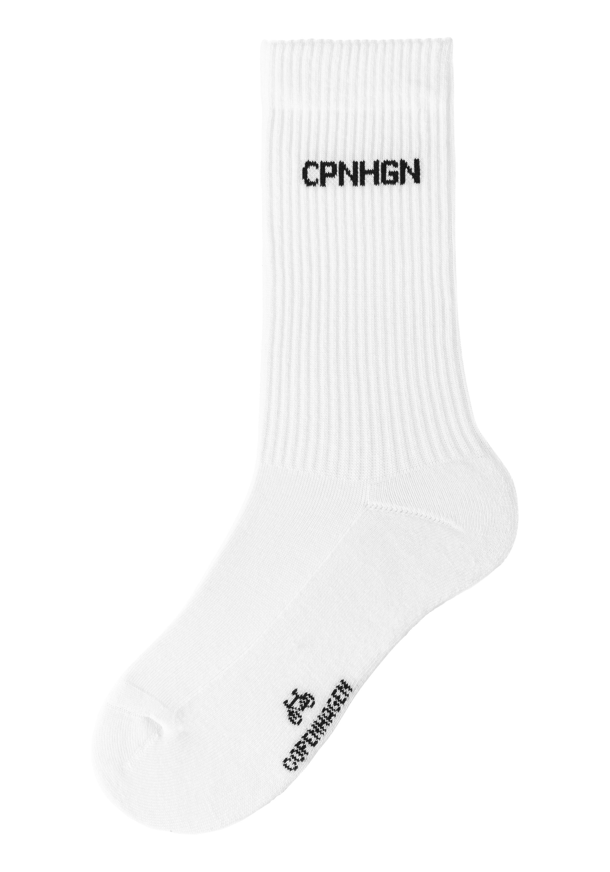 Copenhagen Studios Tennissokken met badstof, halve voet (set, 3 paar)