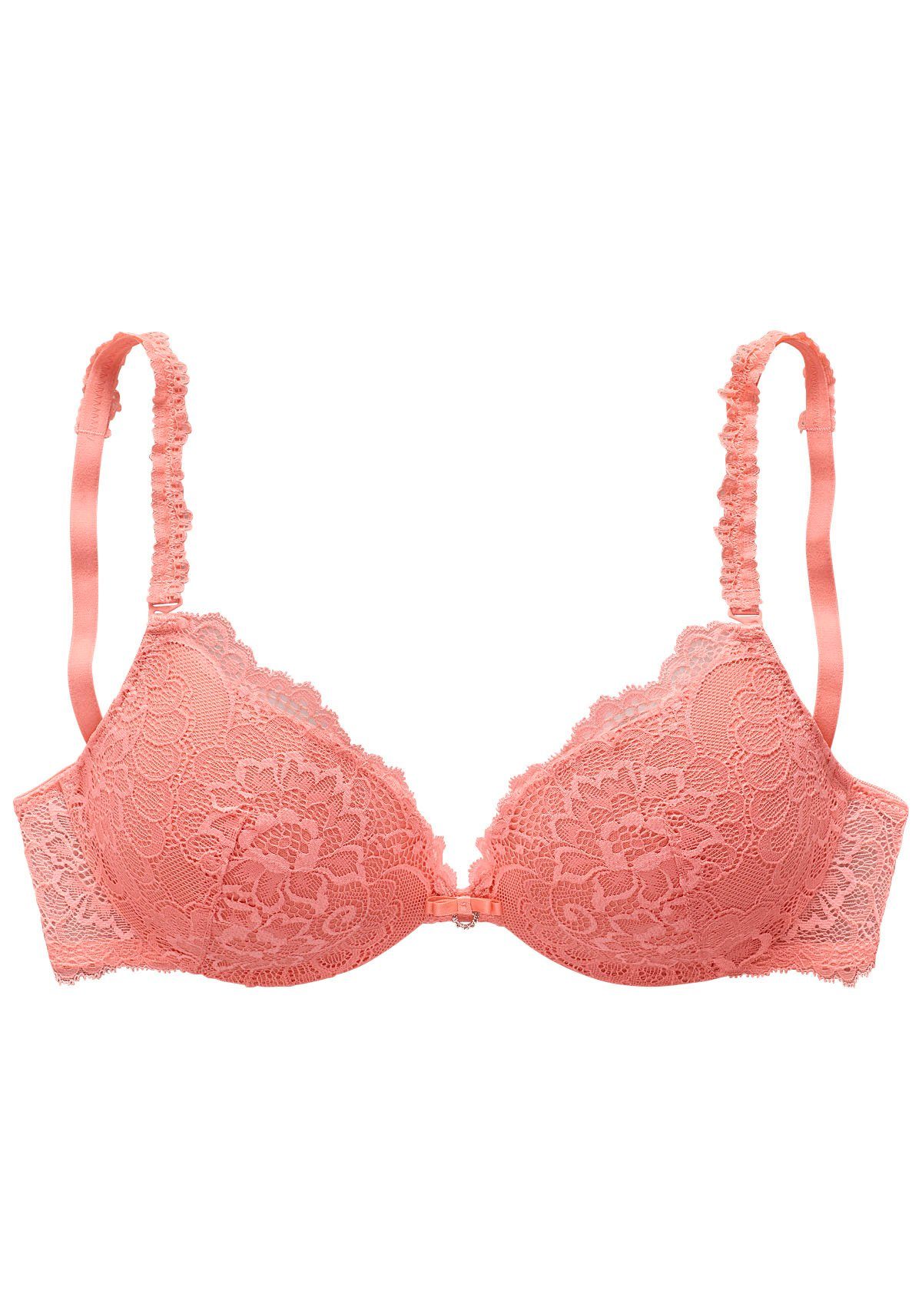 Vivance Push-up-bh met 3 extravagante bandjes om te verwisselen, sexy lingerie