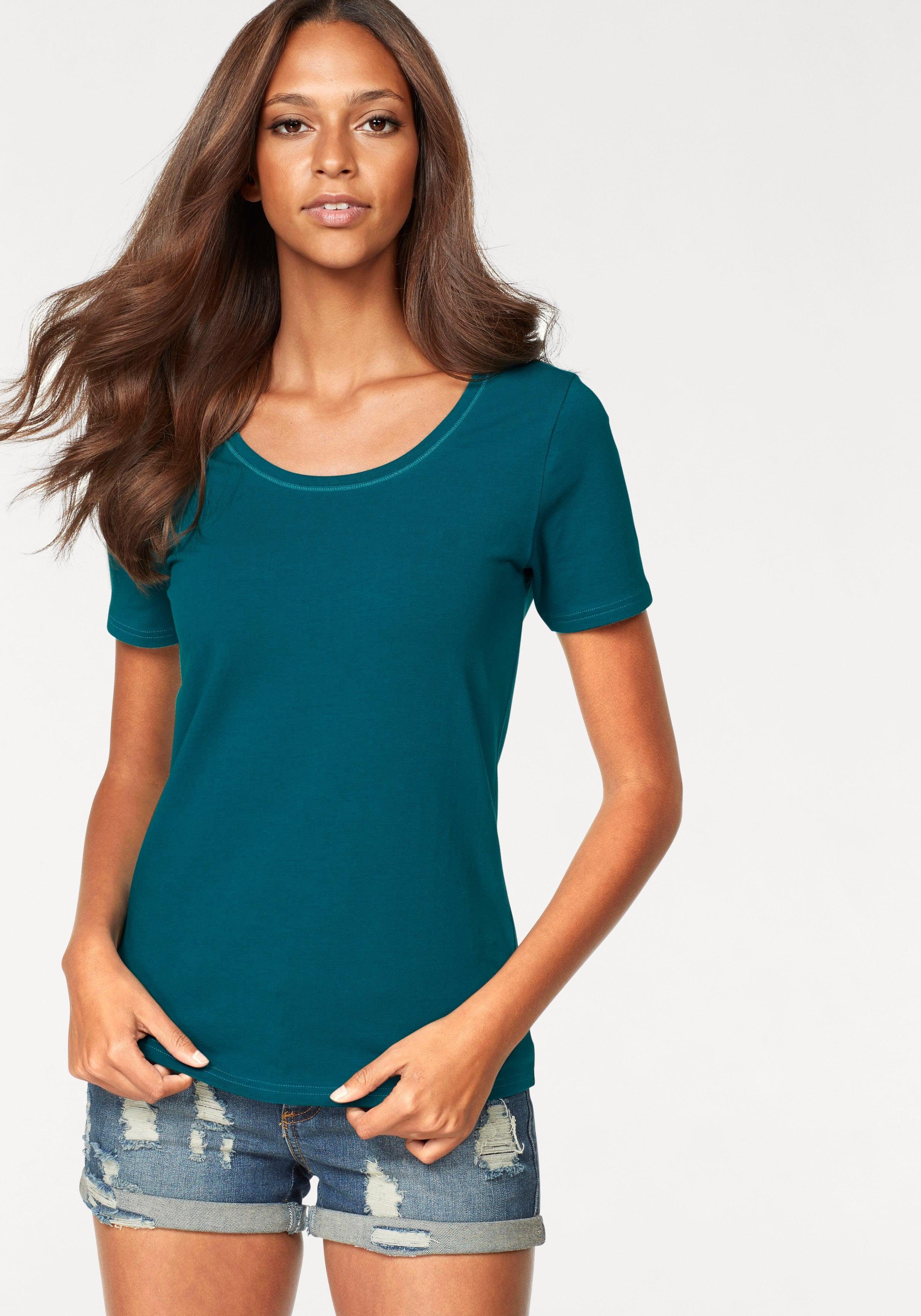 Vivance T-shirt Elastische katoenkwaliteit (Set van 2)