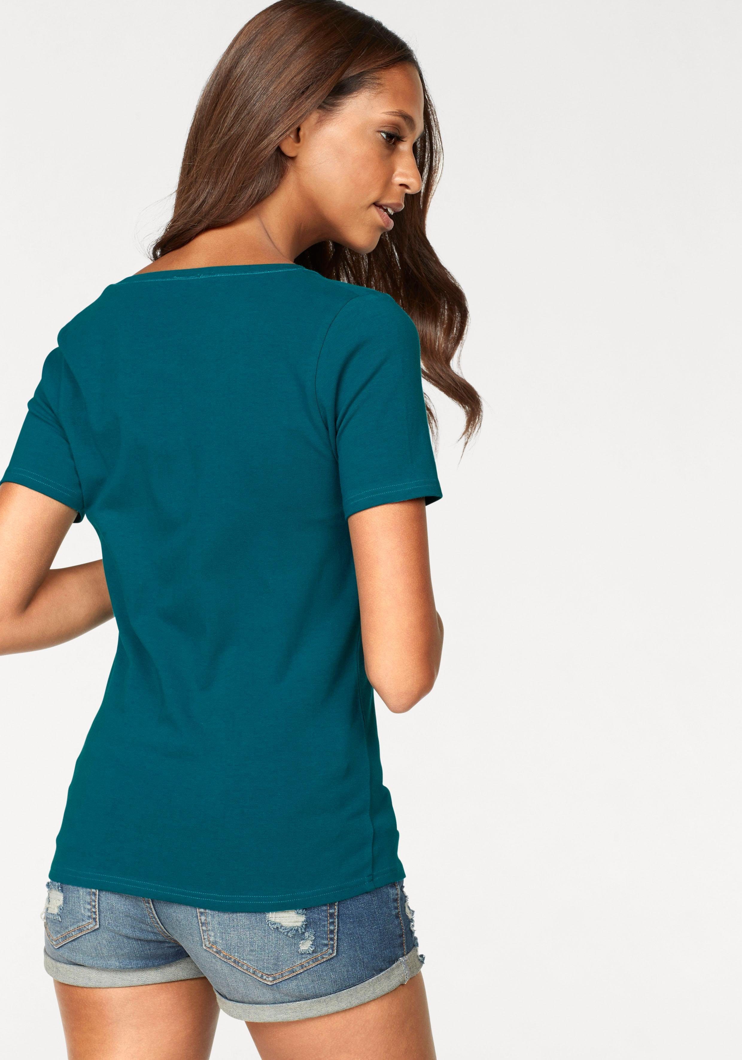 Vivance T-shirt Elastische katoenkwaliteit (Set van 2)
