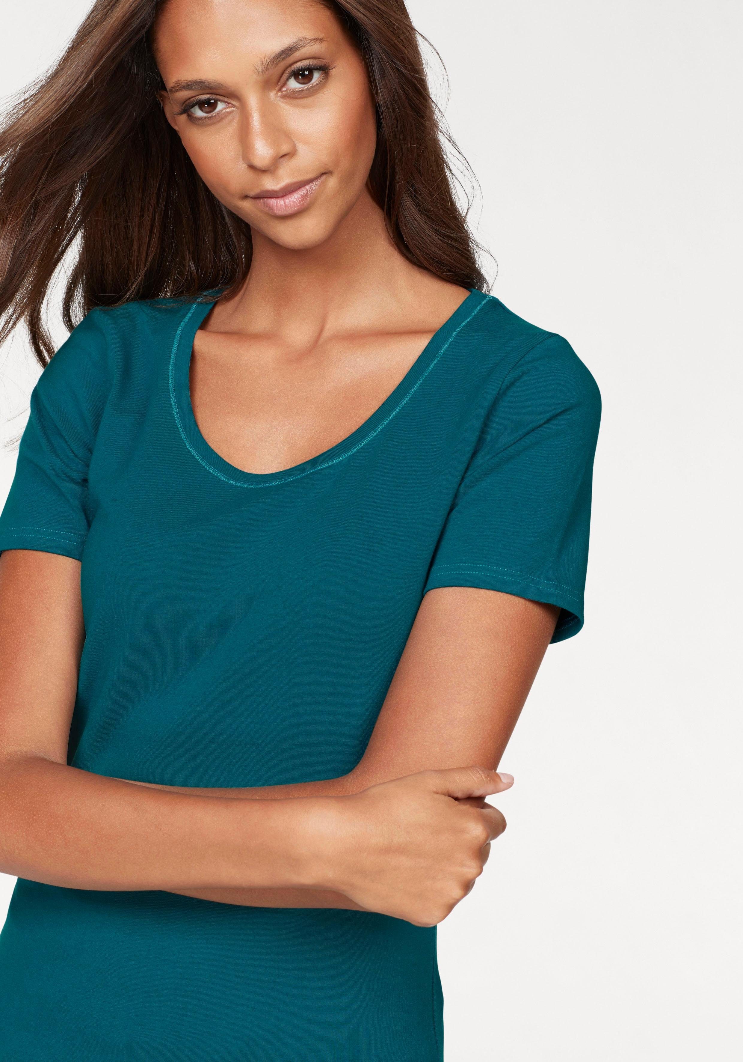 Vivance T-shirt Elastische katoenkwaliteit (Set van 2)