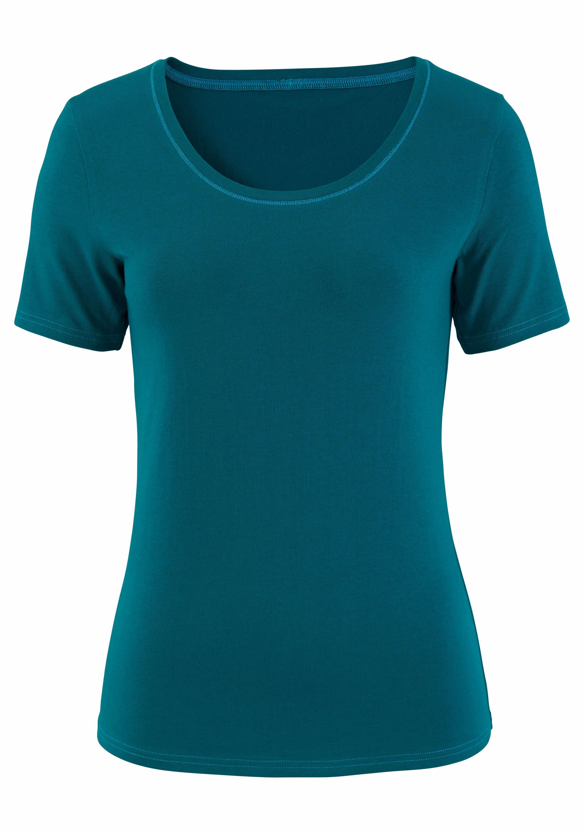 Vivance T-shirt Elastische katoenkwaliteit (Set van 2)