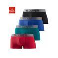 s.oliver red label beachwear hipster met contrastkleurige weefband (4 stuks) multicolor