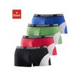 authentic underwear hipster met een contrastkleurige inzet (4 stuks) multicolor