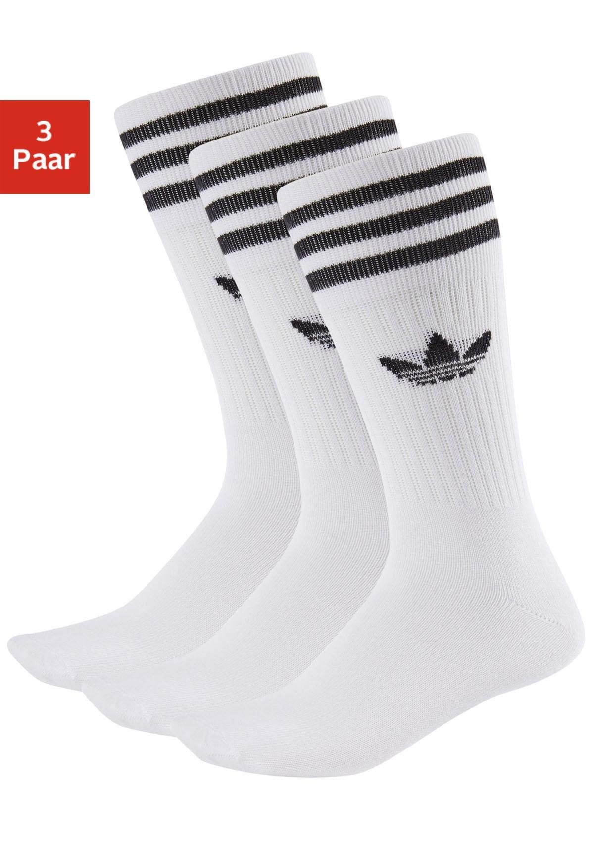 adidas Originals Sportsokken CREW SOKKEN, 3 PAAR met klassiek merk en  strepen (3 paar) kopen? Shop bij | LASCANA