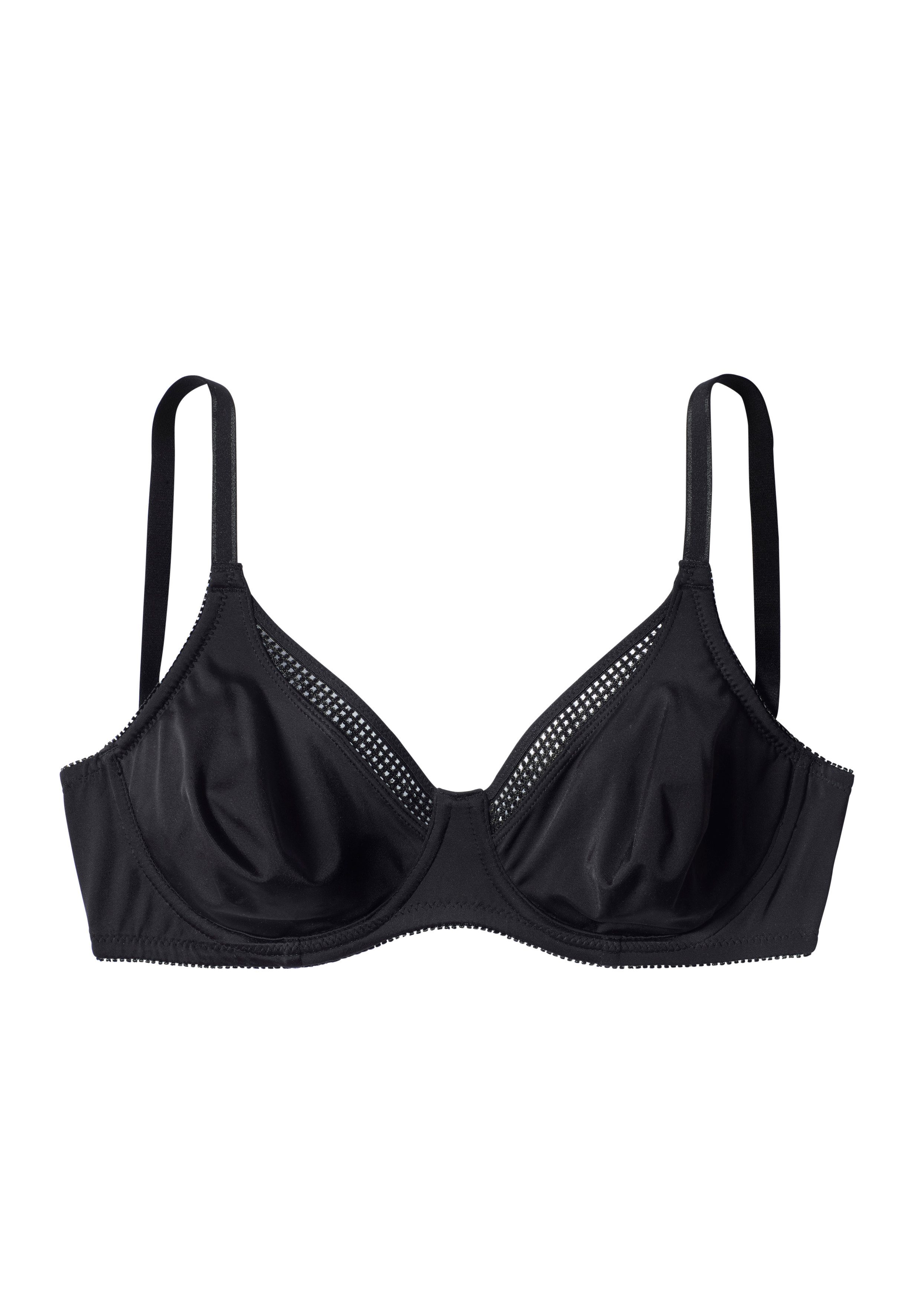 Nuance T-shirt-bh met beugels en naadloze microvezel cups