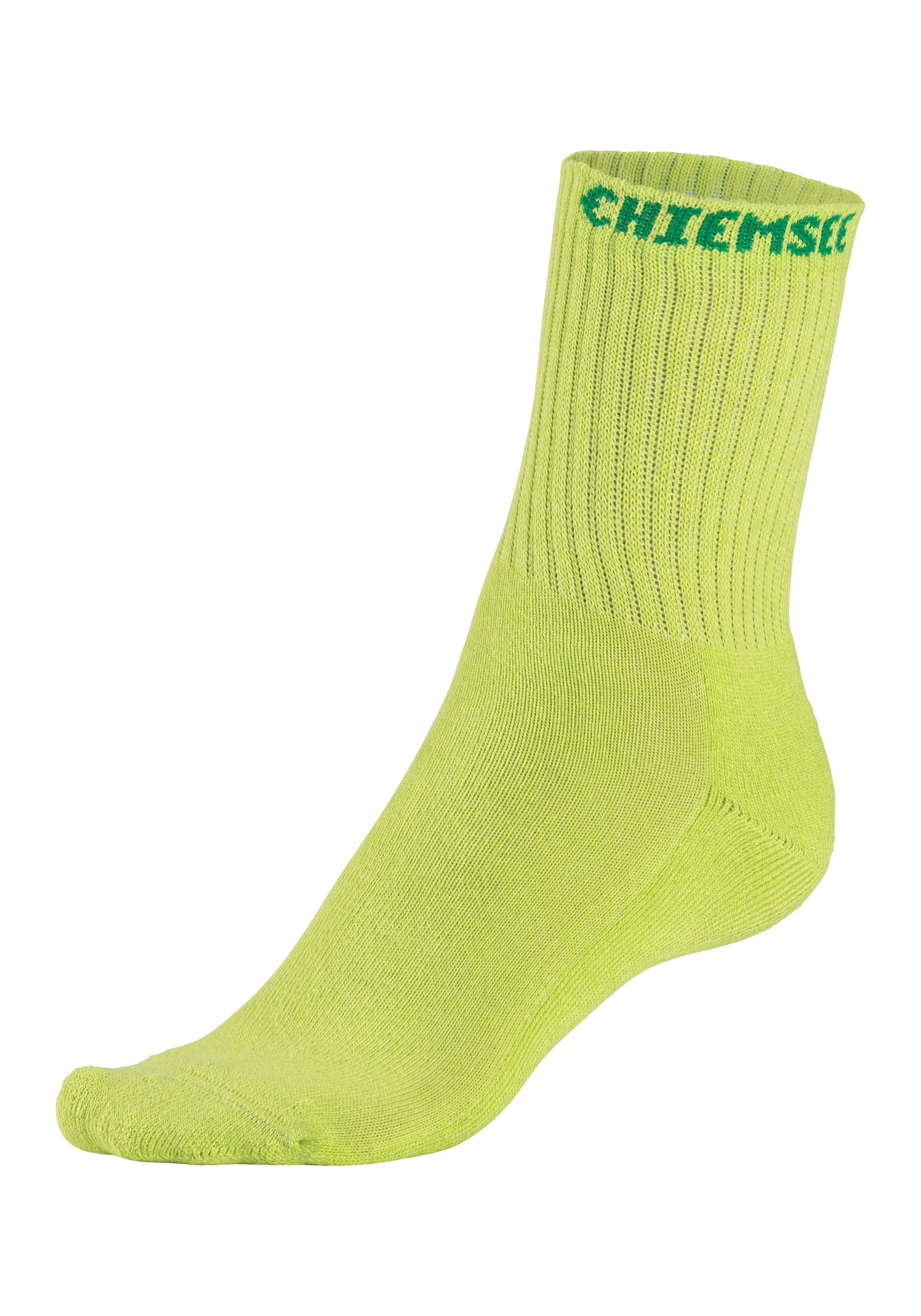 Chiemsee Tennissokken met gebreid merknamen (set, 6 paar)