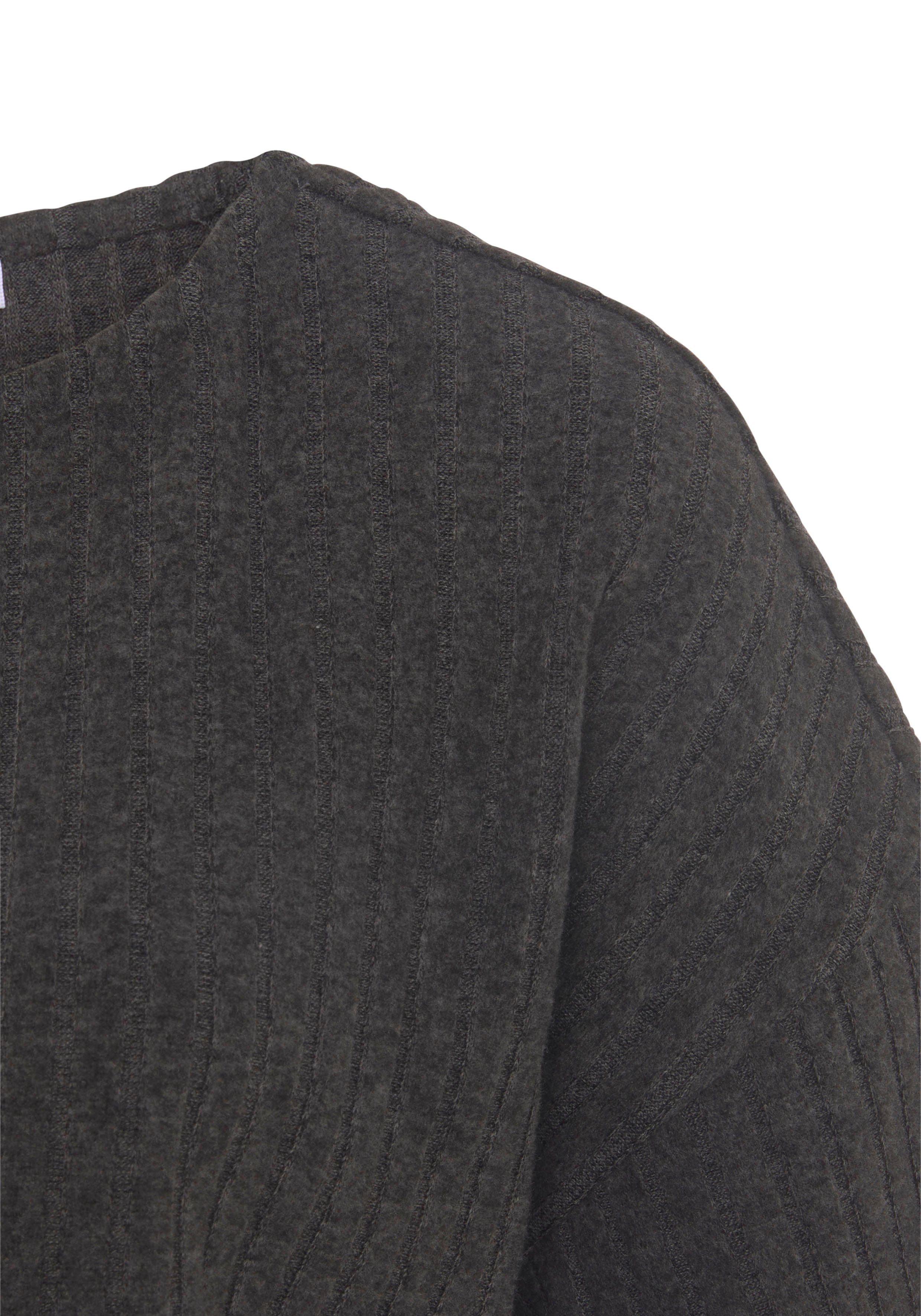 Lascana Shirt met 3/4-mouwen Loungeshirt Lounge-/gebreide shirt van zachte brei, loungewear