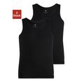 adidas sportswear muscle-shirt (2-delig, set van 2) zwart