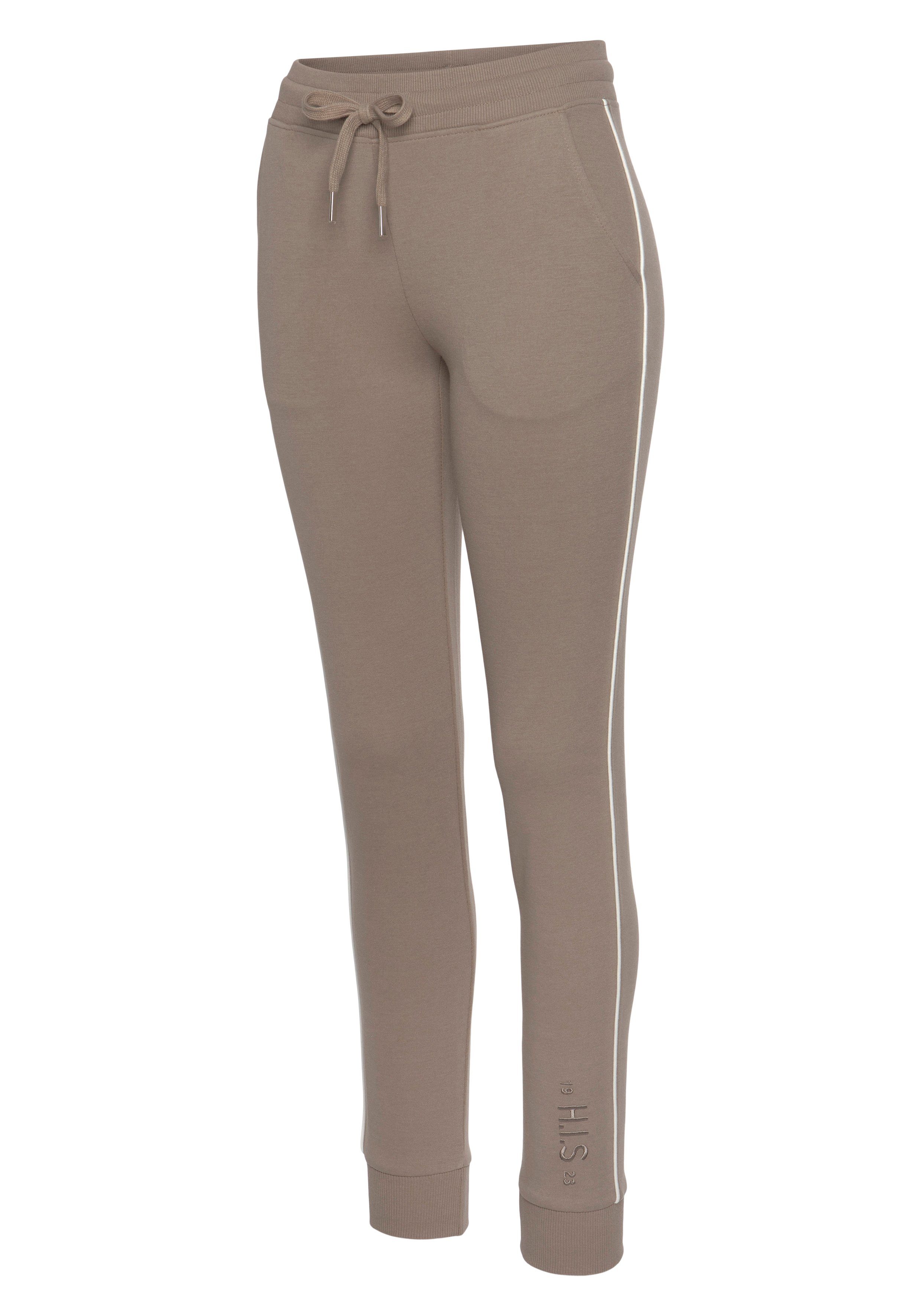 H.I.S Sweatbroek met zijpiping en zakken, loungepak