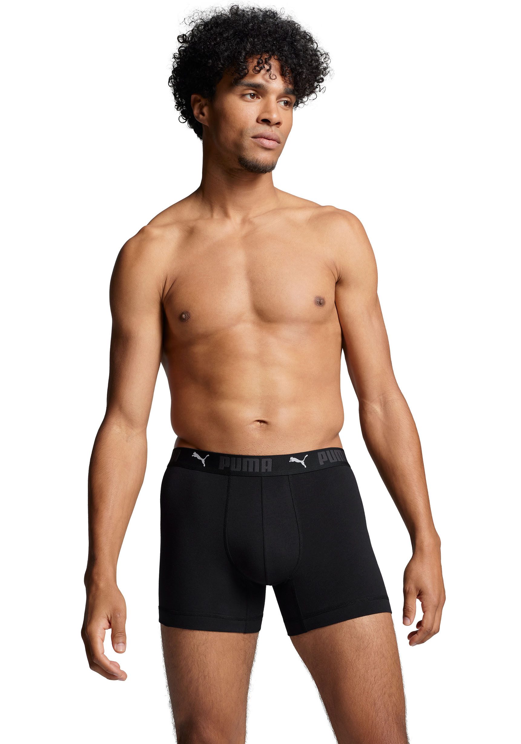 PUMA Boxershort PUMA MEN SPORT COTTON BOXERS 2P (2 stuks, Set van 2)