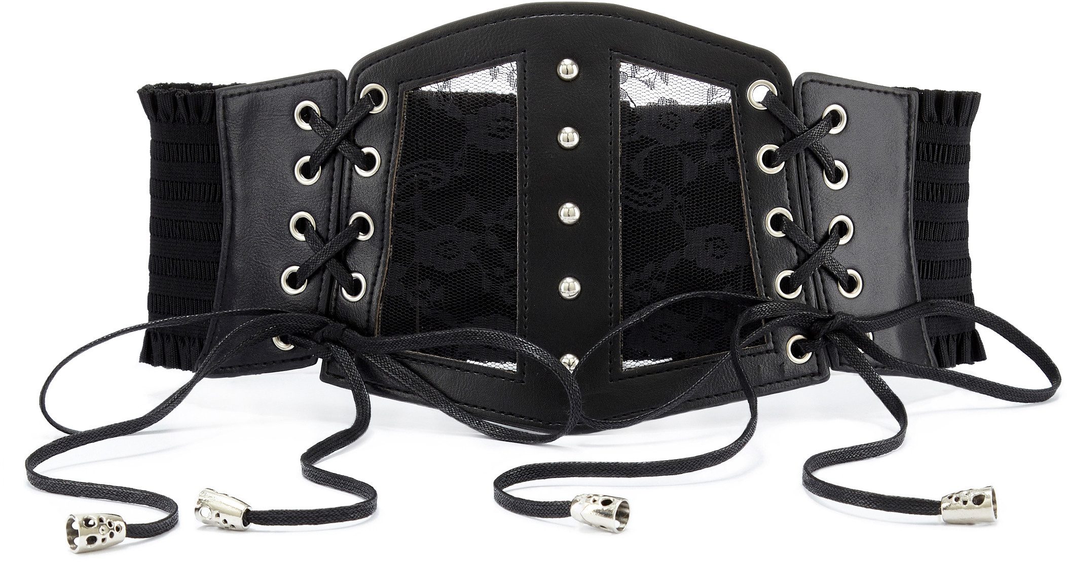Lascana Belle Affaire Tailleriem Stretchriem met kant in corsage-look, voor jurk & overall