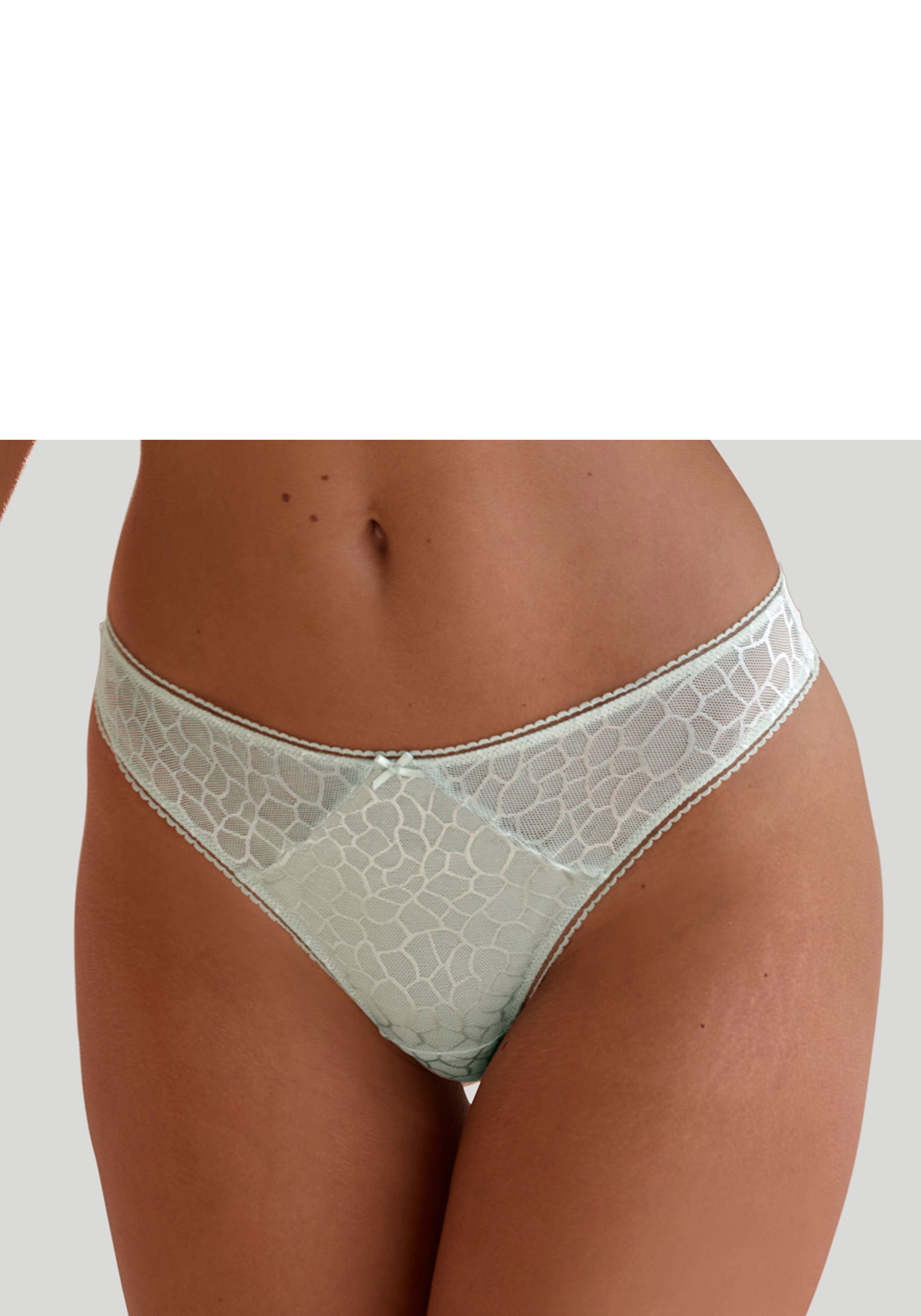 Lascana String Chiara in grafisch netpatroon