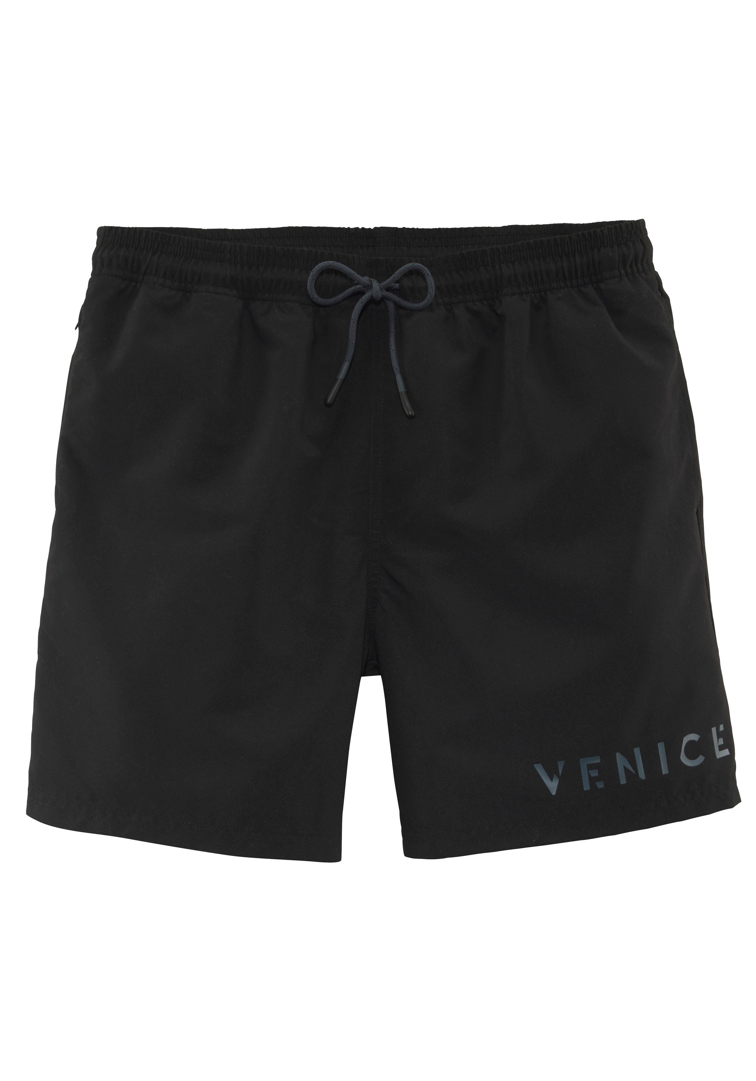 Venice Beach Zwemshort zij-instapzak met rits