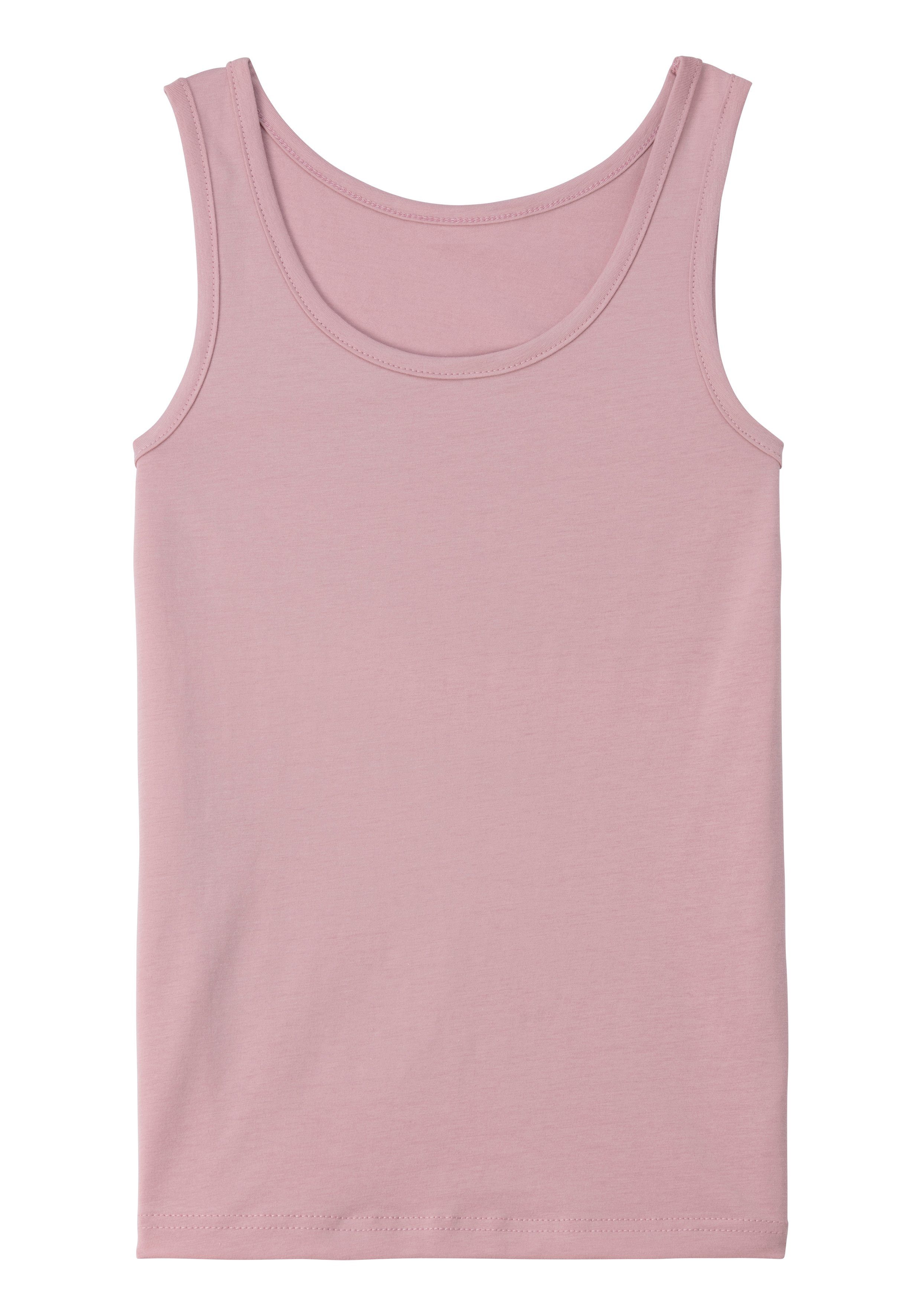 Vivance Hemd in eenvoudig ontwerp, tanktop, onderhemd (set, 2 stuks)