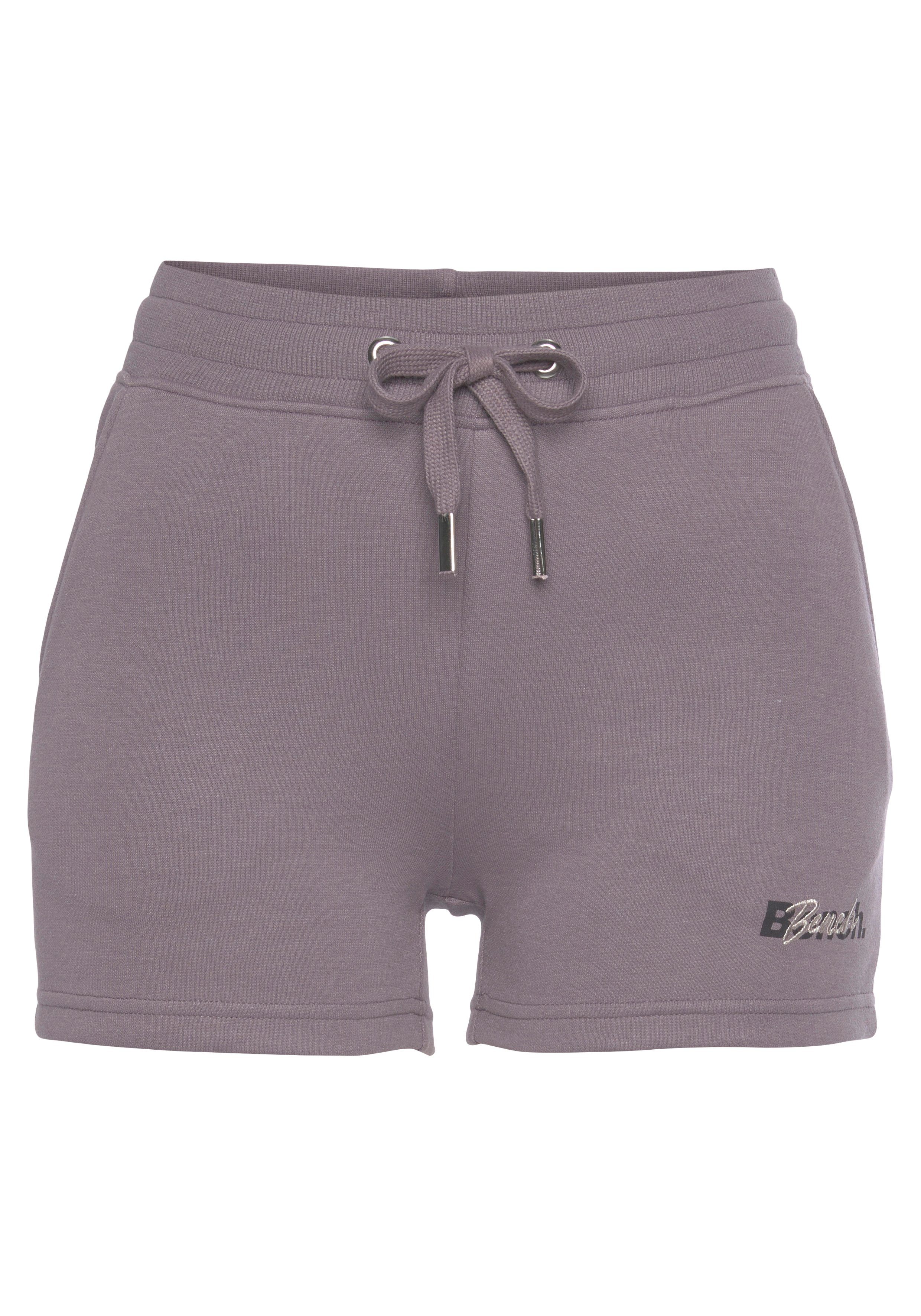 Bench. Loungewear Short met logoprint en borduursel