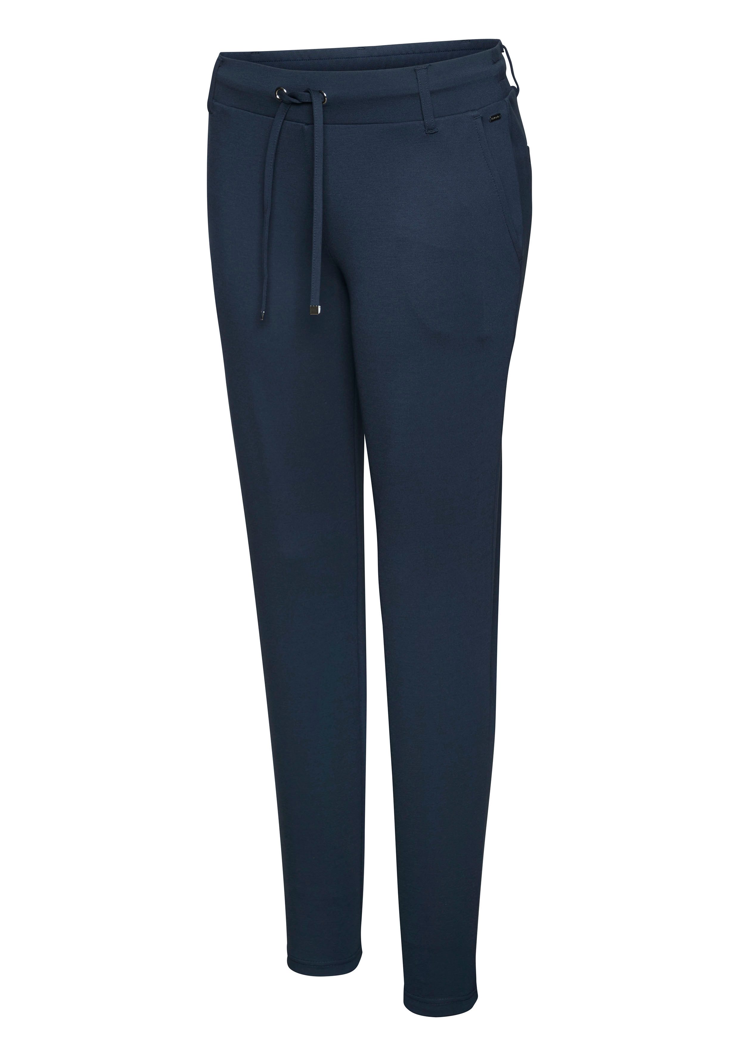 Lascana Jogpants met elastische tailleband en riemlussen, loungewear (1-delig)