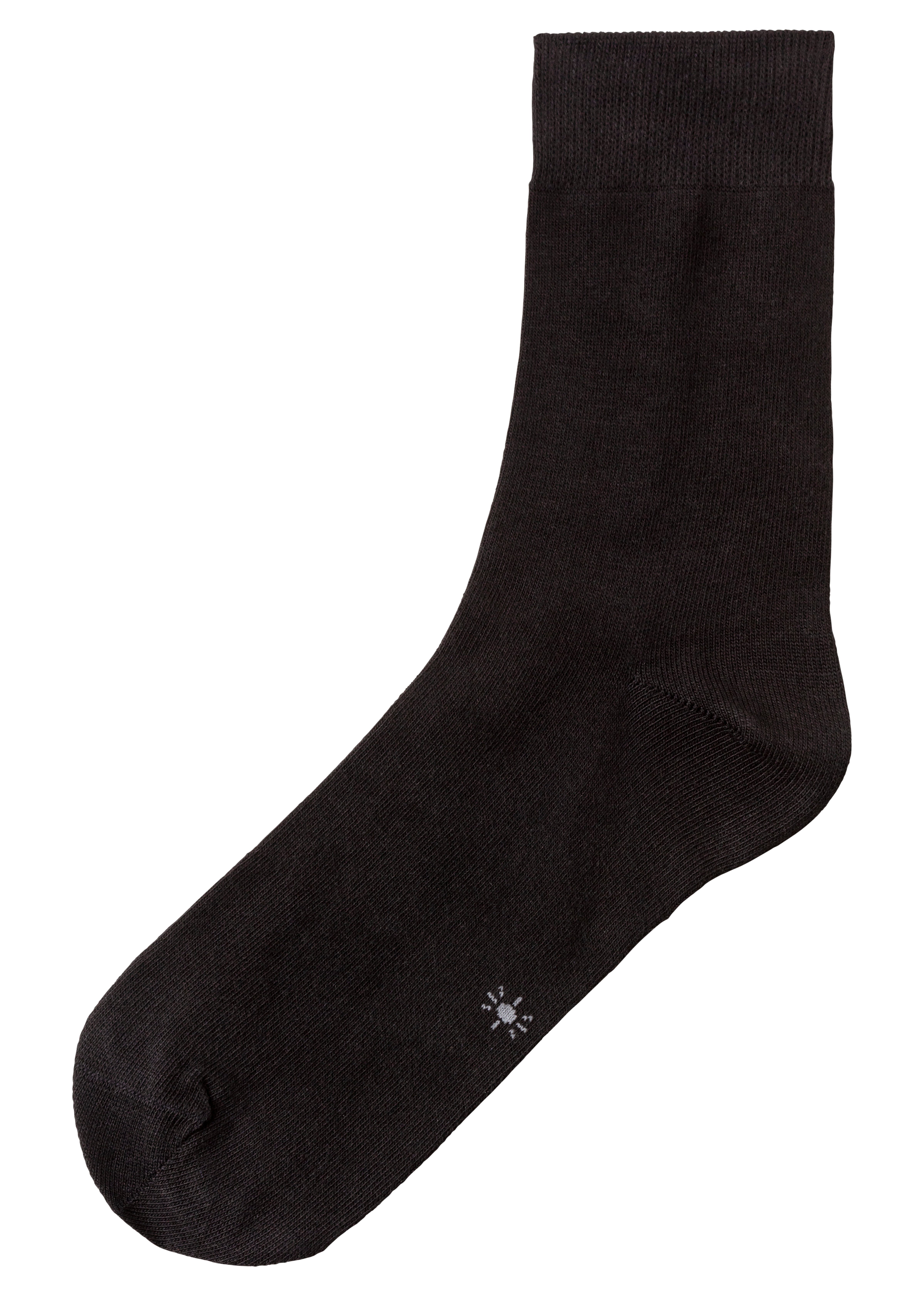 H.I.S Basic sokken met ingebreide symbolen (set, 10 paar)