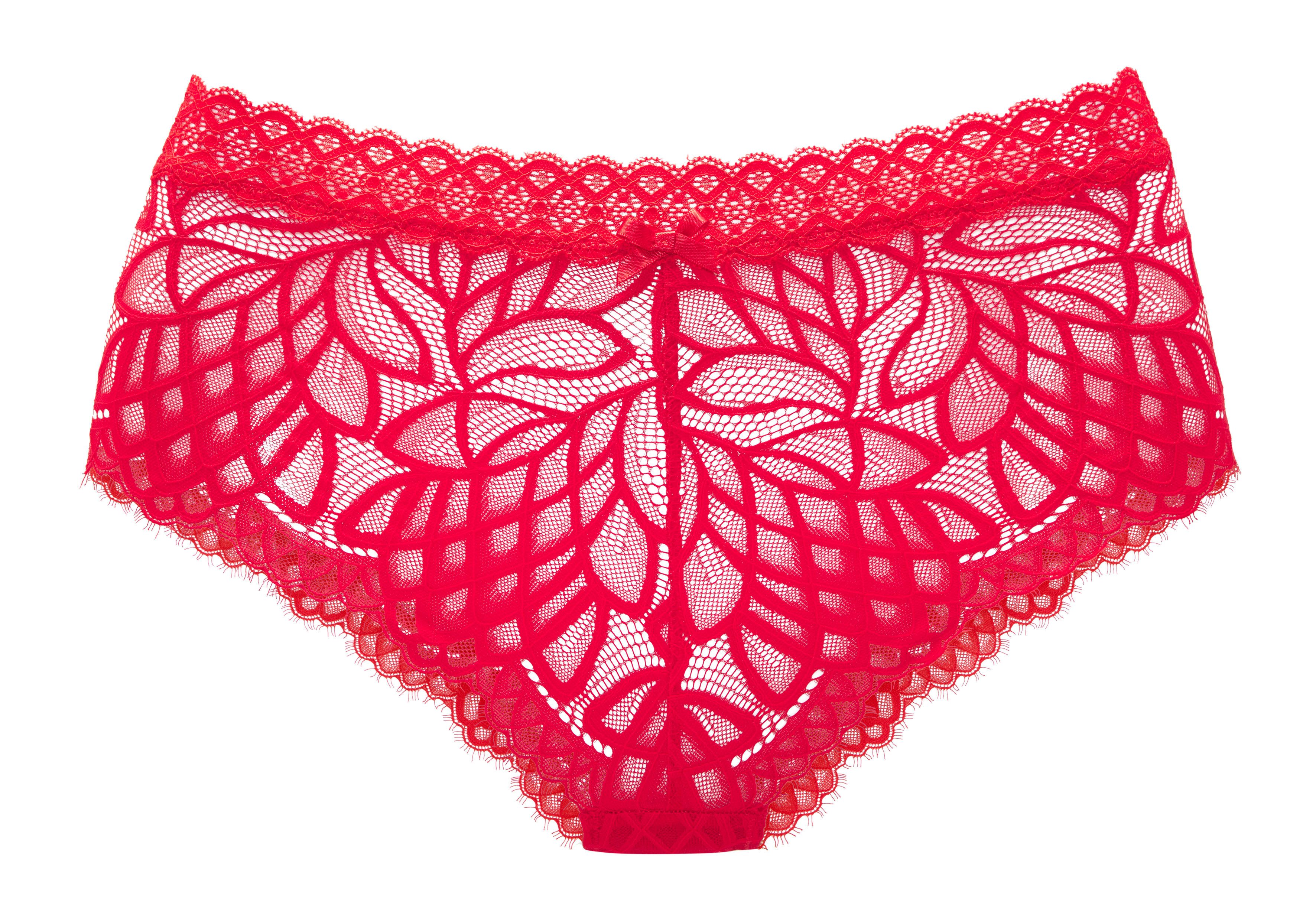 Lascana Slip Cara van subtiel transparante kant, gedeeltelijk van gerecycled materiaal