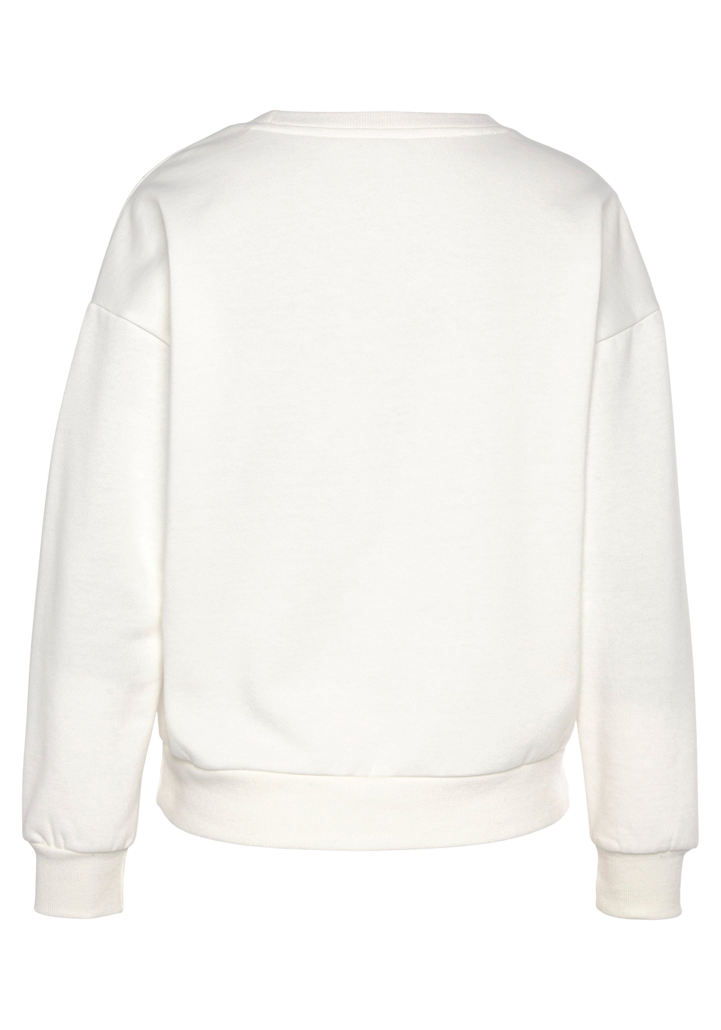 Bench. Loungewear Sweatshirt Loungeshirt met glanzende logoprint, loungewear