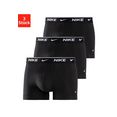nike underwear boxershort trunk 3pk van katoen-stretch (set, 3 stuks, set van 3) zwart