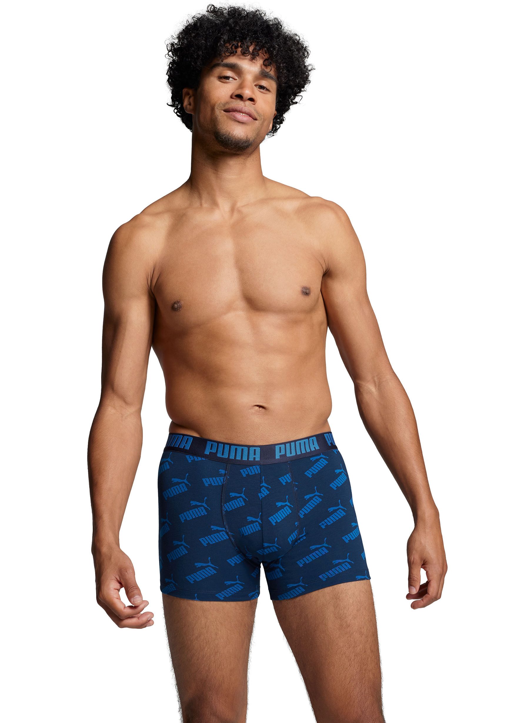 PUMA Boxershort met brede logoband (2 stuks, Set van 2)
