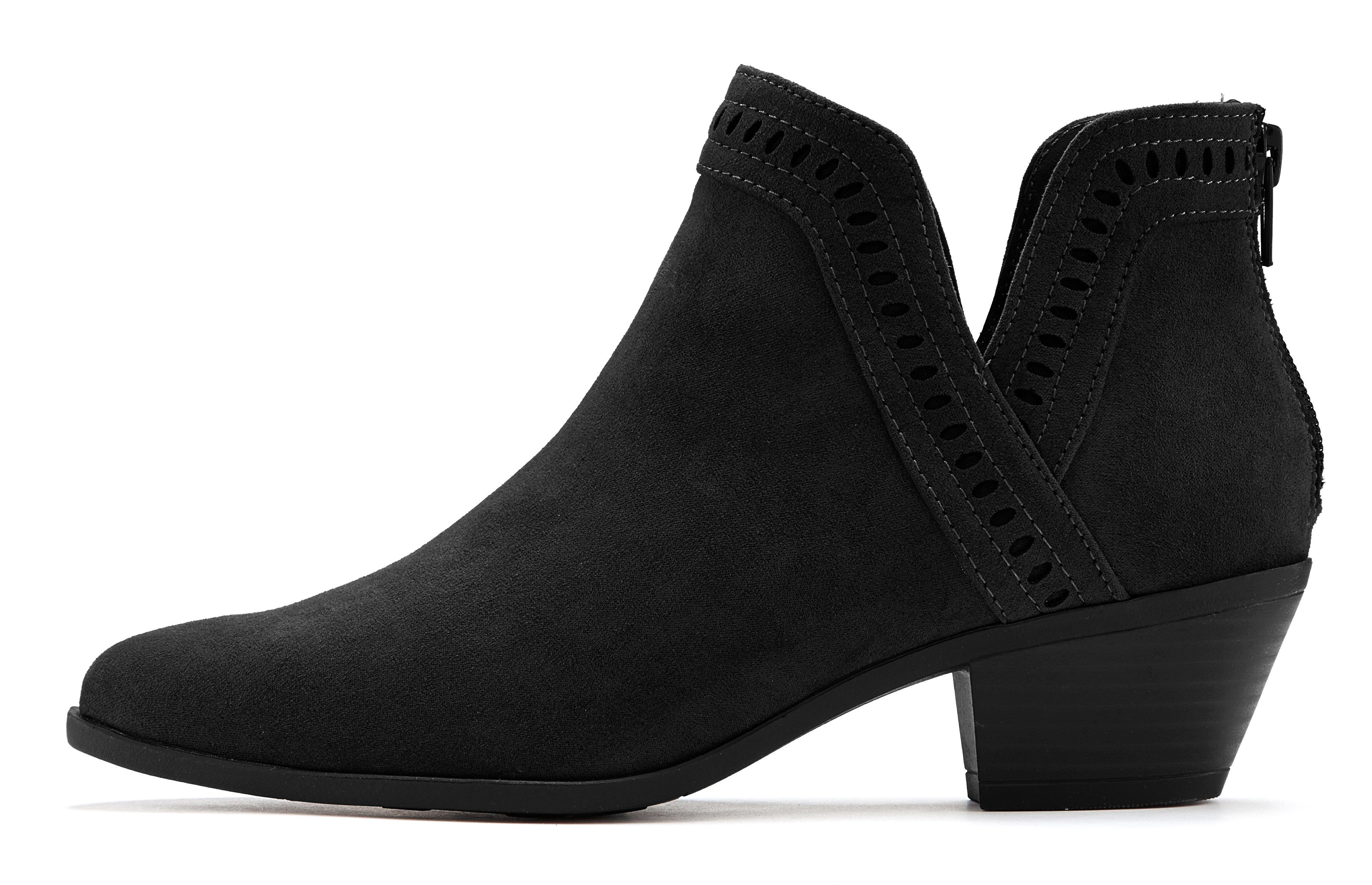 Lascana Cowboy laars Cowboy boots, western enkelboots, enkelboots met uitsnijding VEGAN
