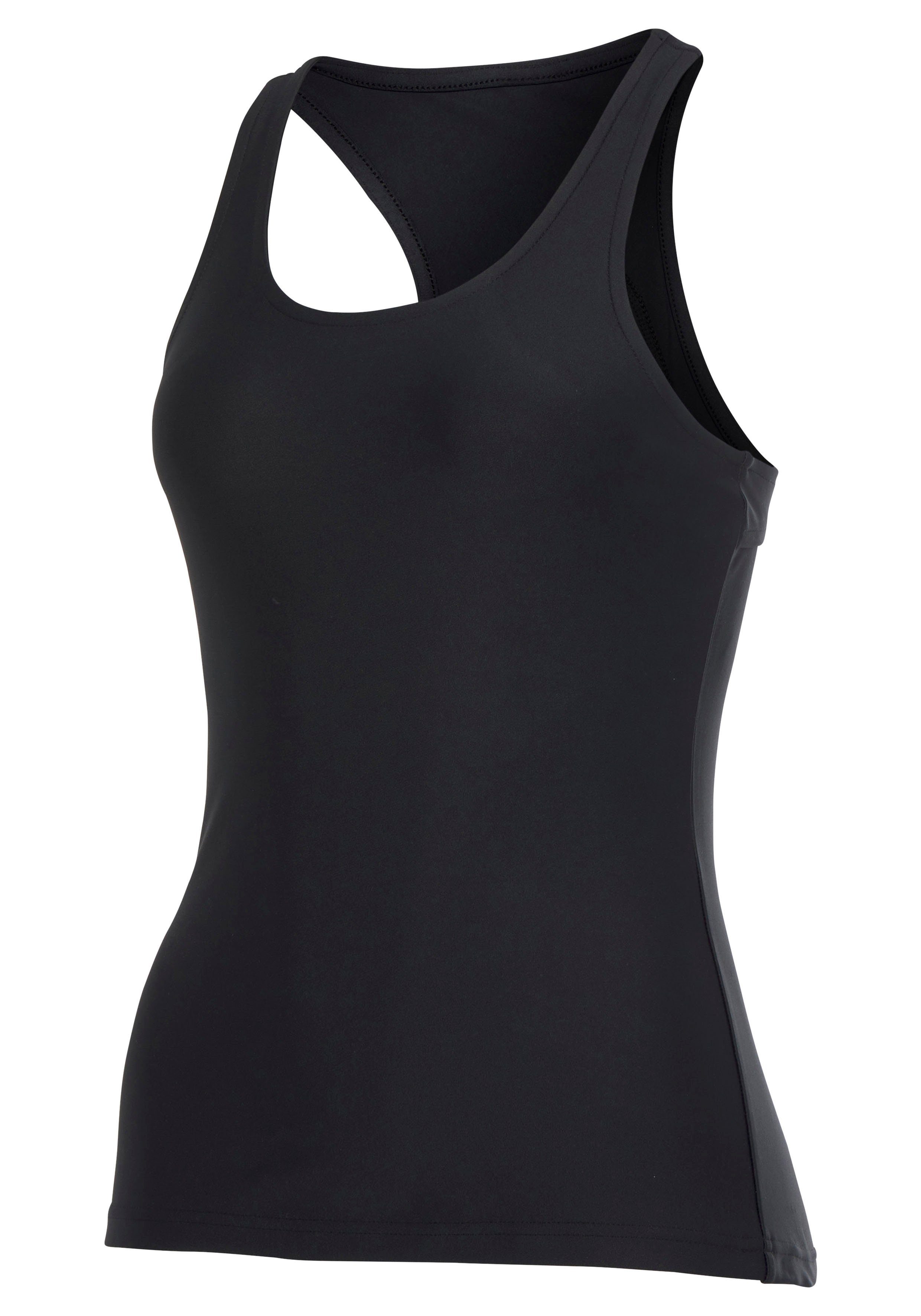 active by Lascana Functioneel shirt met cut-out achter