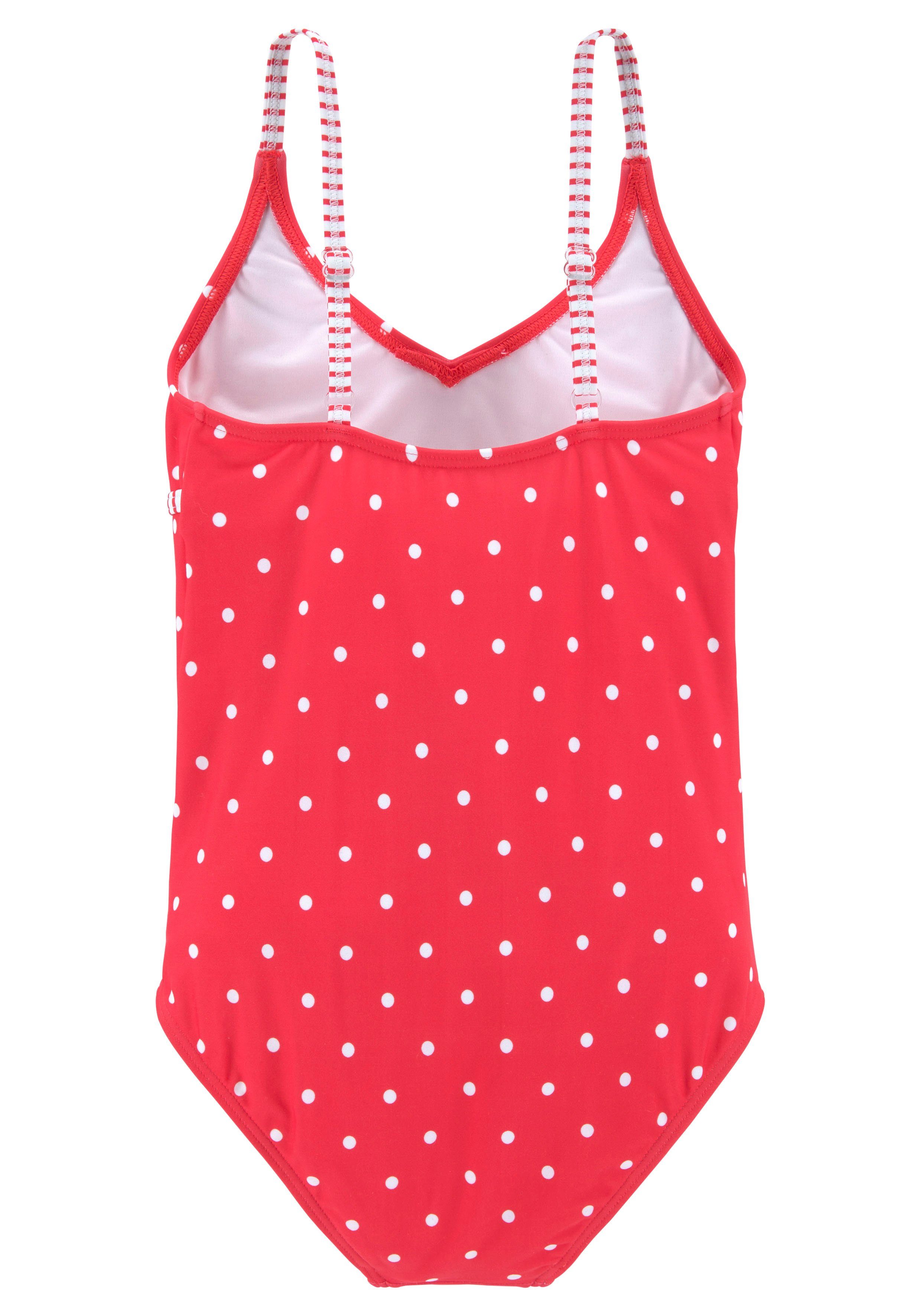 s.Oliver RED LABEL Beachwear Badpak Audrey Kids in stippen-strepenmix