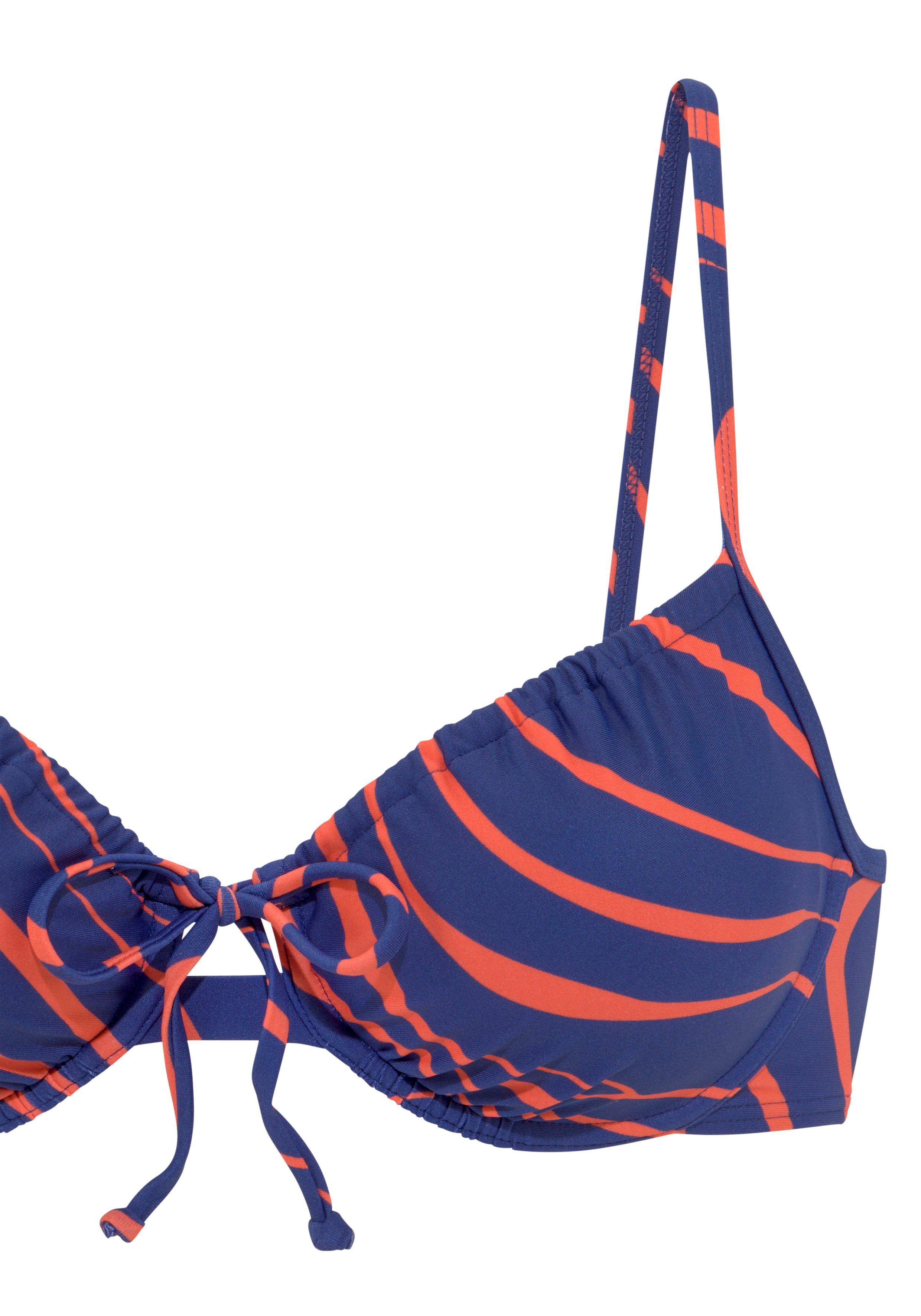 Buffalo Bikinitop met beugels Dune met modieus motief