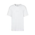 calvin klein t-shirt met logoprint wit