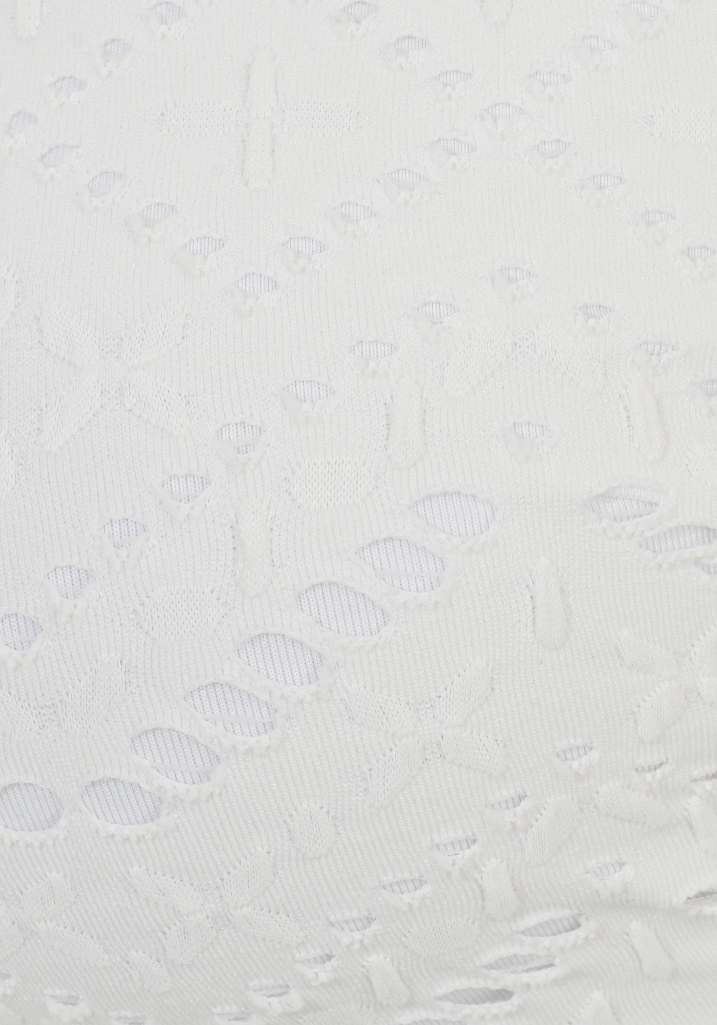 Lascana Beugelbandeau bikinitop Omara met broderie anglaise