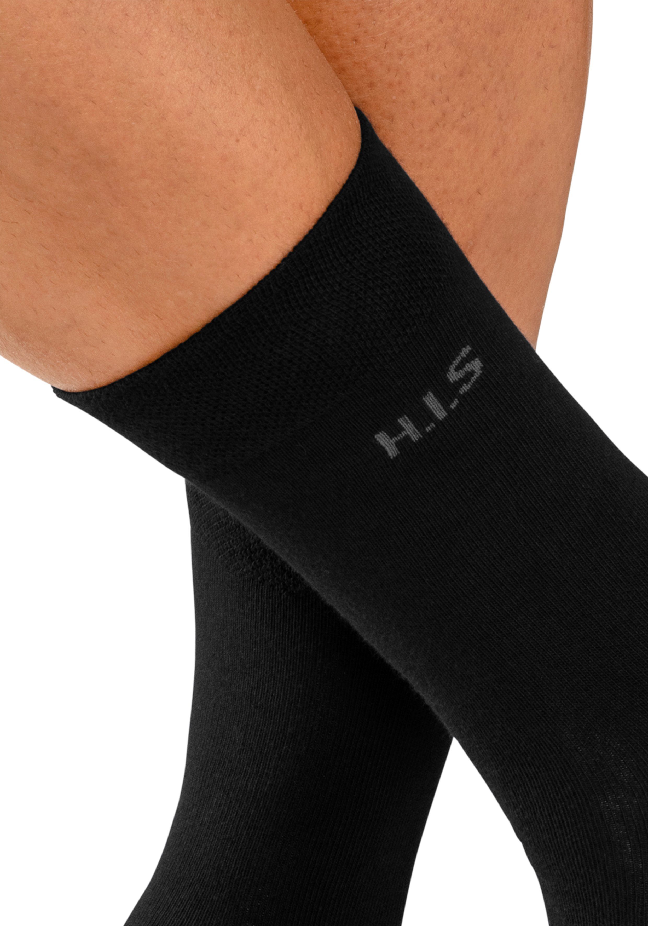 H.I.S Sokken met knelvrije boord (set, 4 paar)