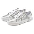 lascana sneakers in metallic-look zilver