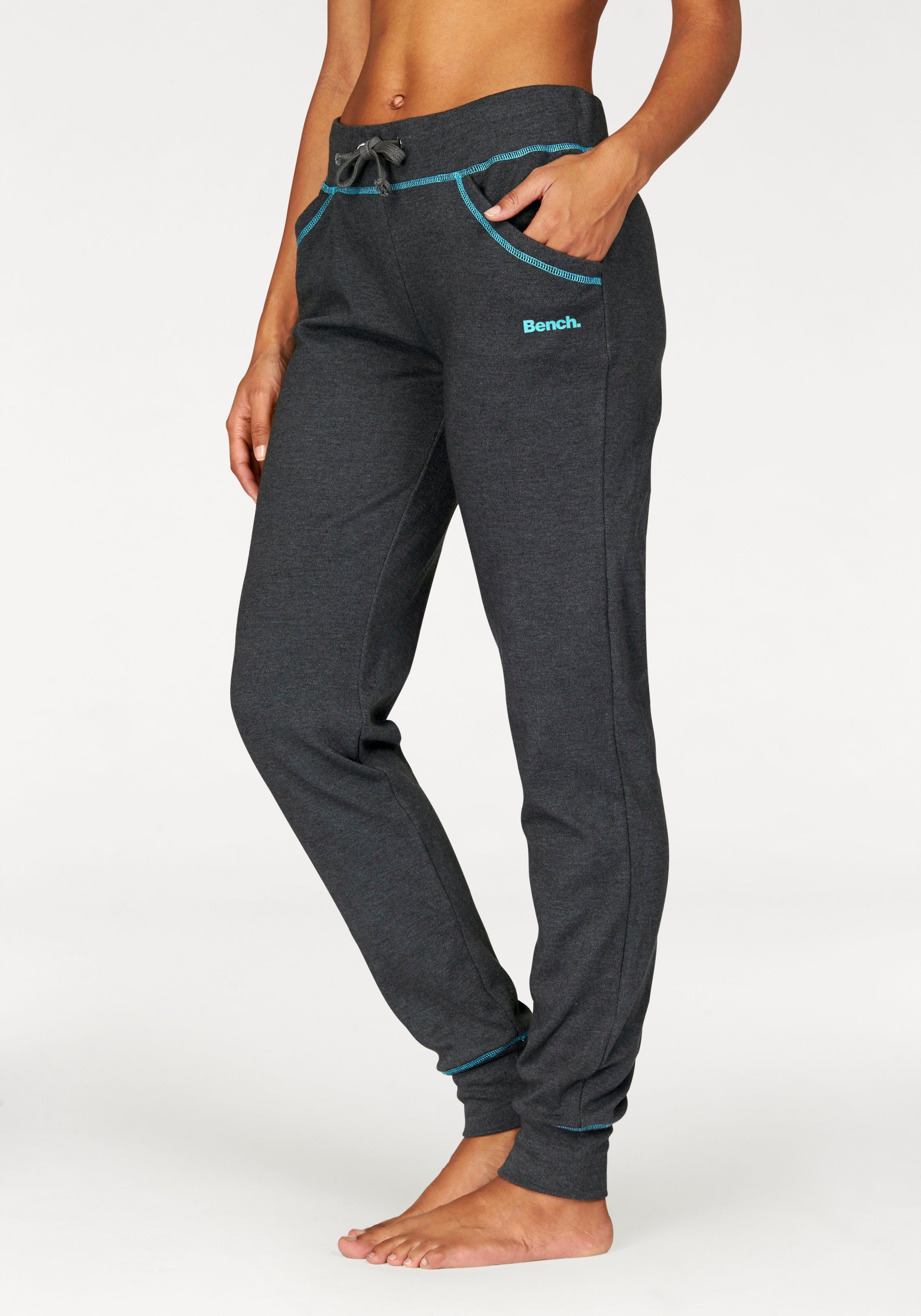 Bench. Loungewear Relaxbroek met contrasterende naden, loungewear