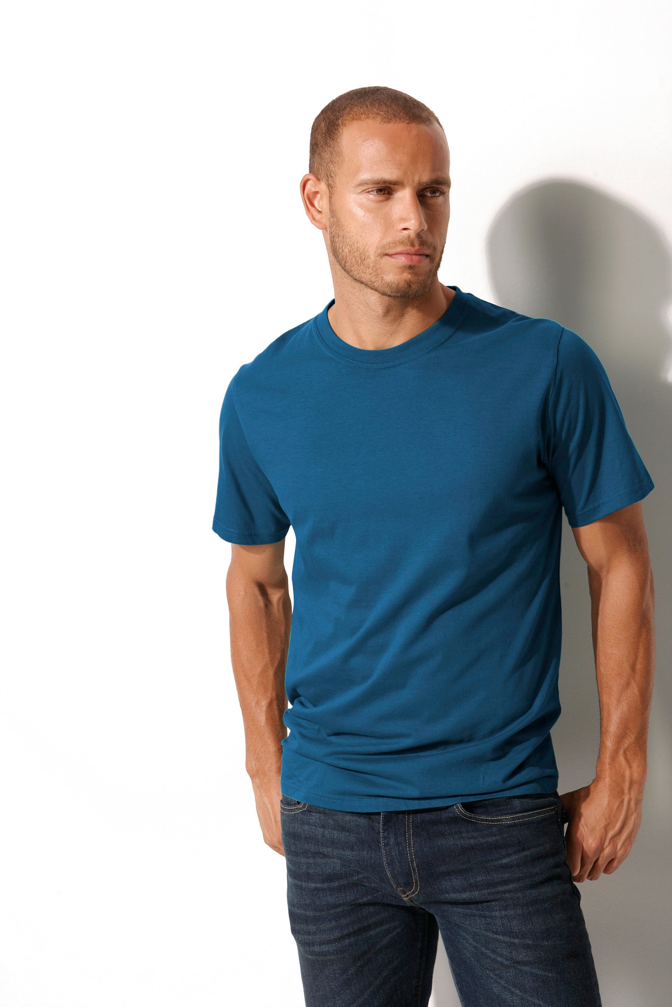 H.I.S T-shirt van katoen, perfect als ondershirt (set, 3-delig)