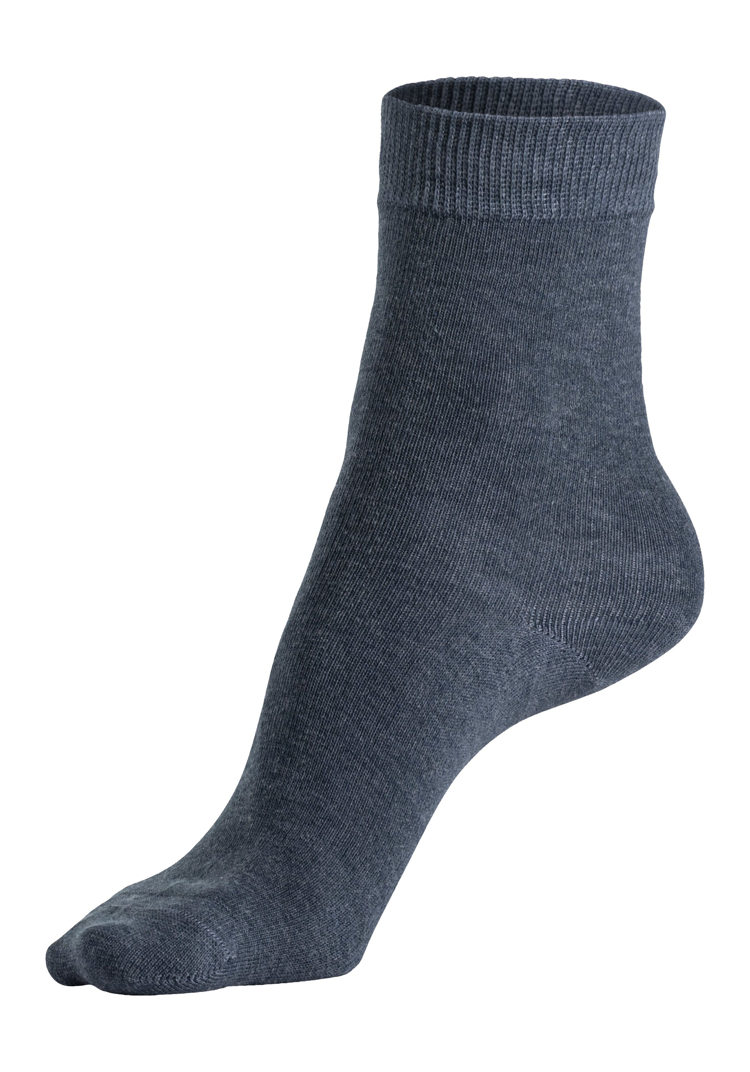 Lascana Basic sokken in kleurrijke mêleekleuren (set, 7 paar)