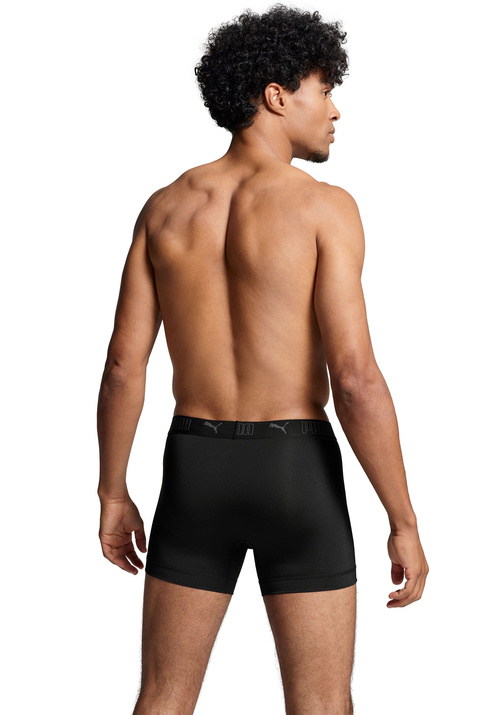 PUMA Boxershort PUMA MEN SPORT MICROFIBER BOXERS 2P (2 stuks, Set van 2)