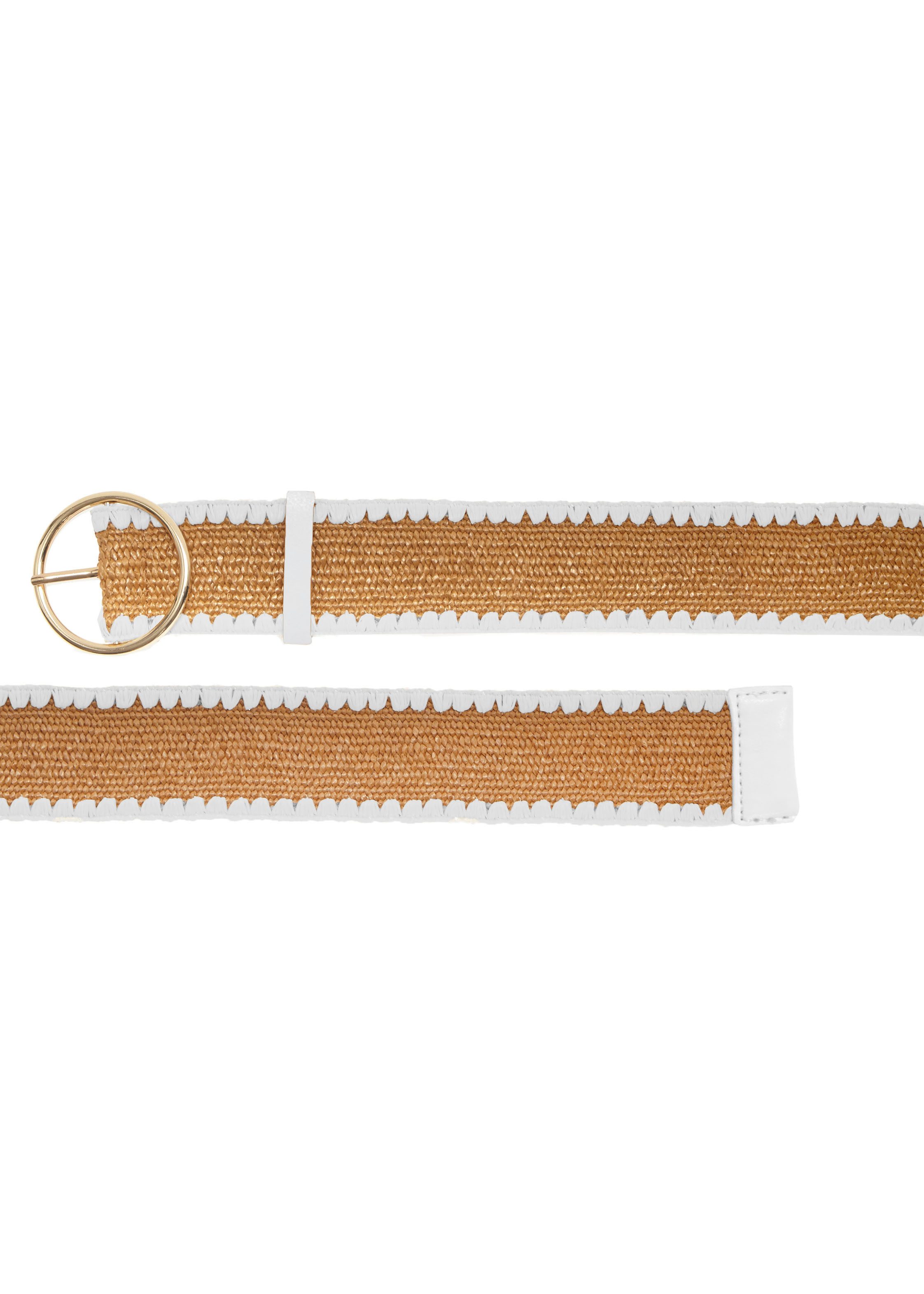 Lascana Tailleriem Stretch riem elastische riem in bamboe-look voor jurk & overall