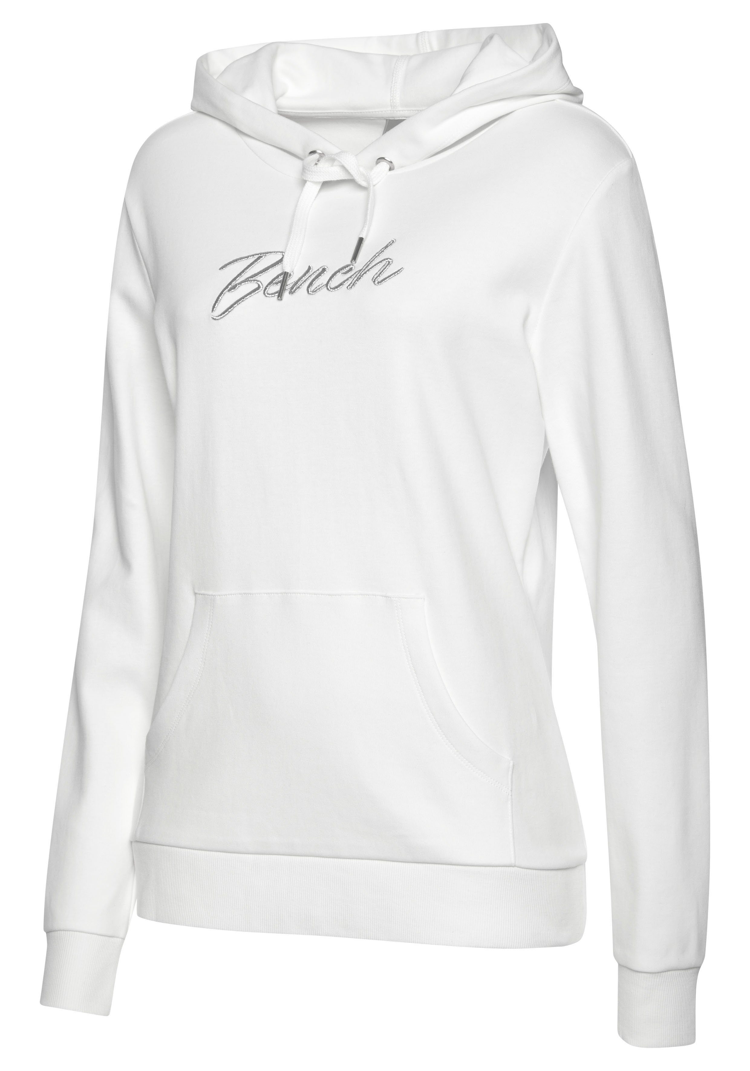 Bench. Loungewear Hoodie met glanzende logo-borduurwerk, loungepak, hoodie