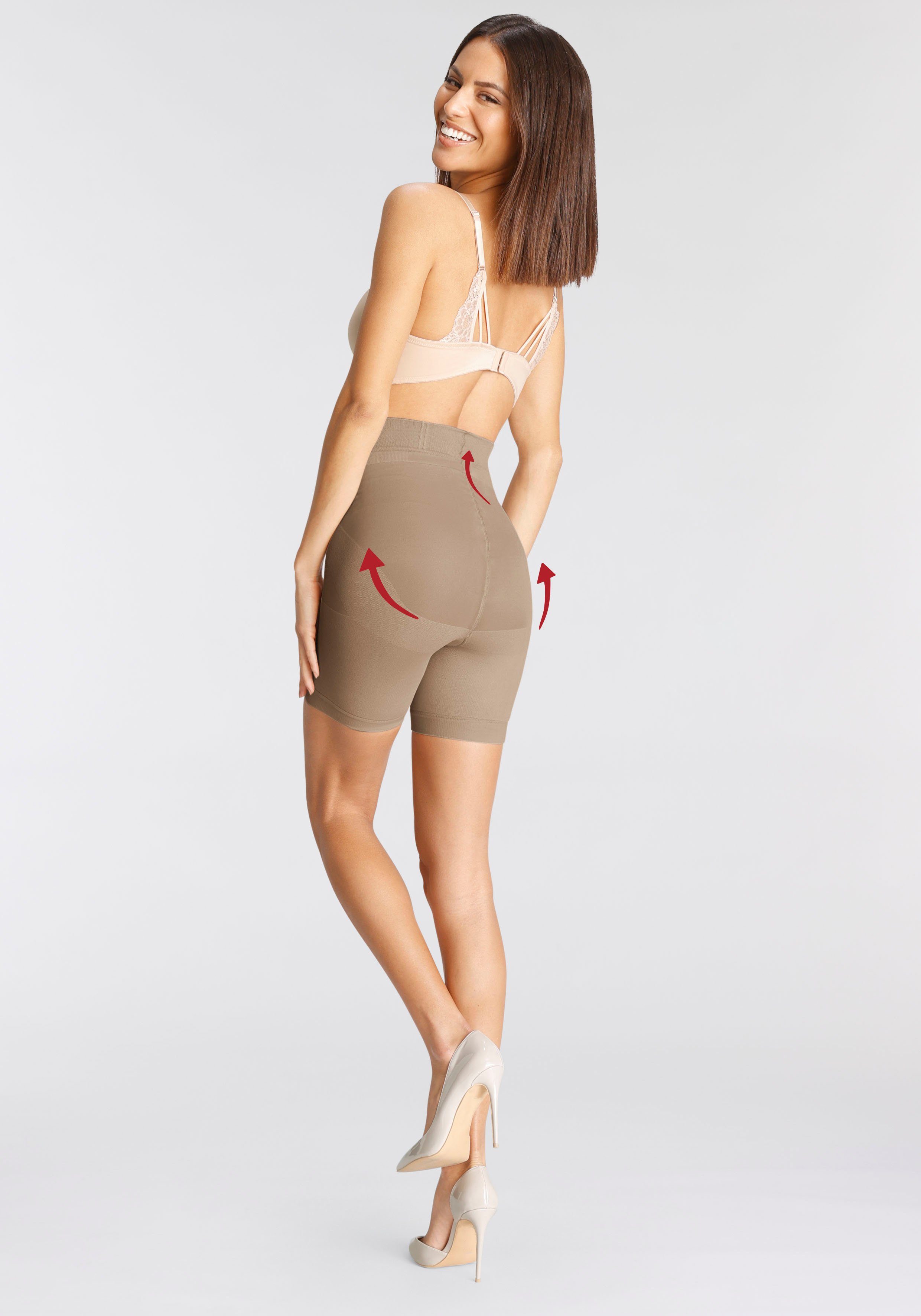 Lascana Korte panty met modellerend effect (2 stuks)