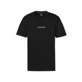 calvin klein t-shirt met logoprint zwart