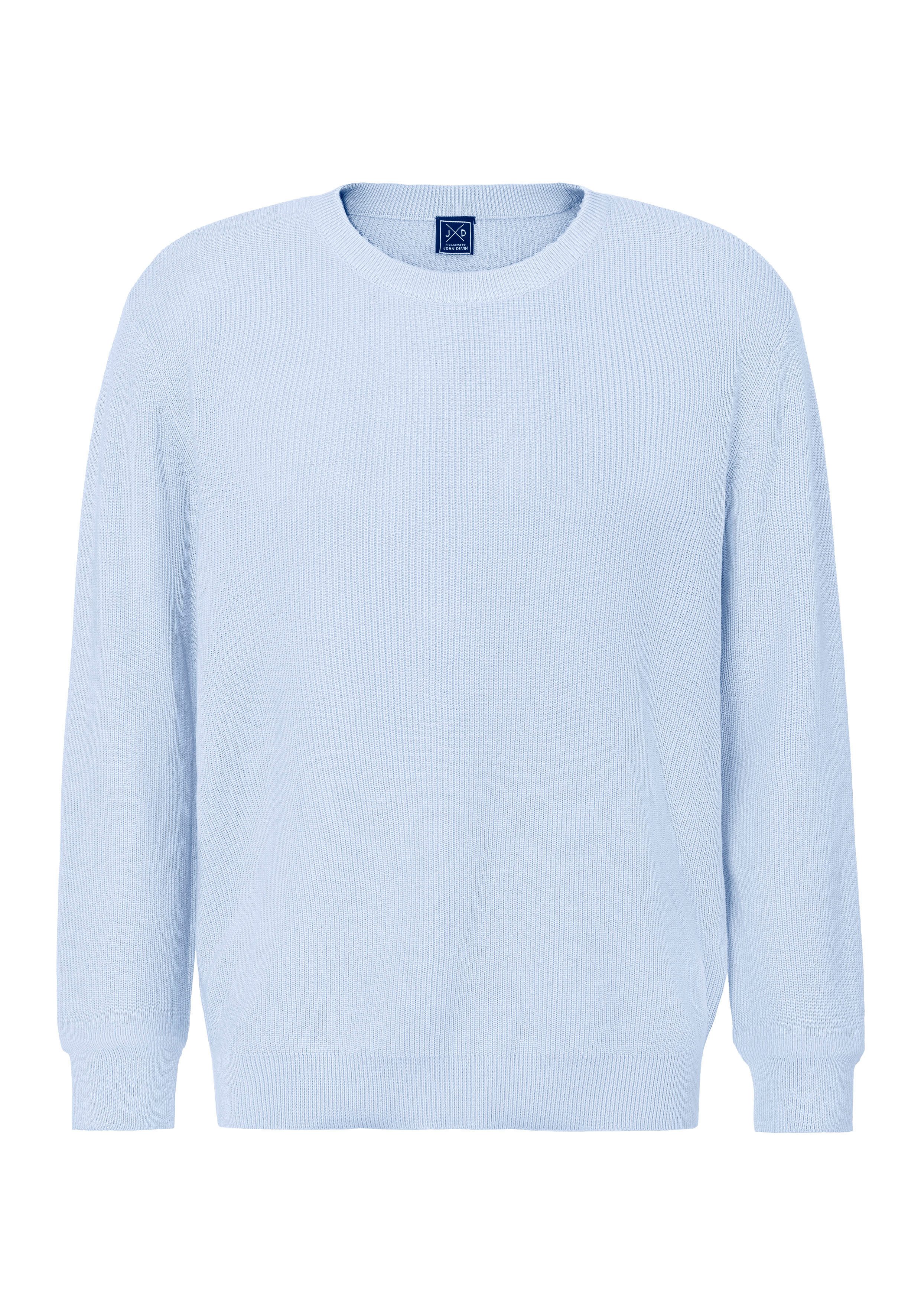 John Devin Gebreide trui Pullover in modieuze kleuren van katoenmix