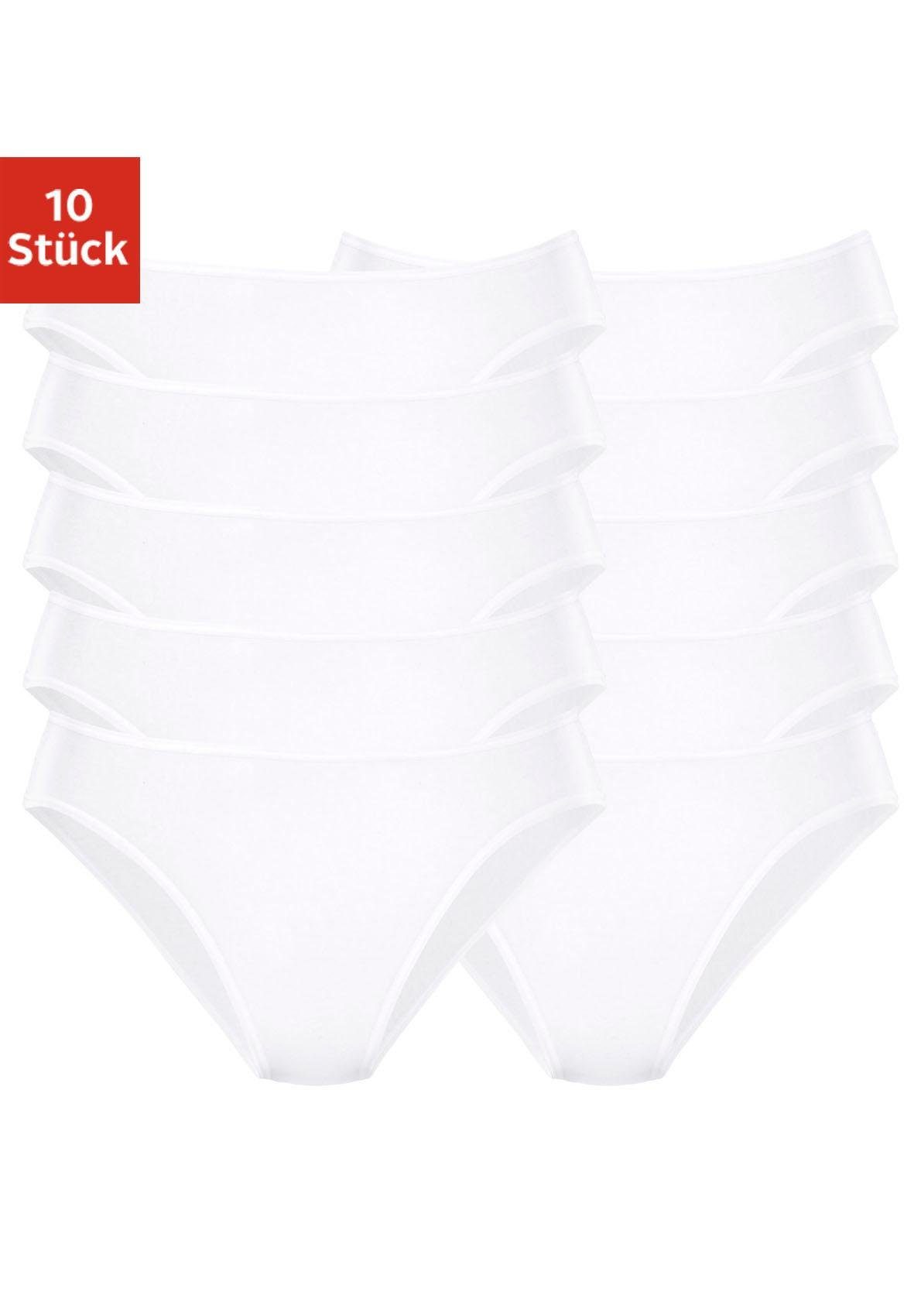 petite fleur Bikinibroekje van elastisch katoen (set, 10 stuks, 10 stuks)