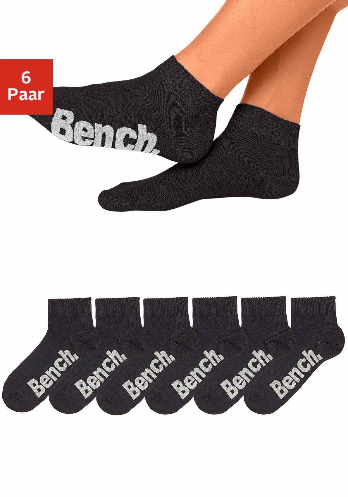Bench korte sokken (6 paar) met comfortabele ribboorden
